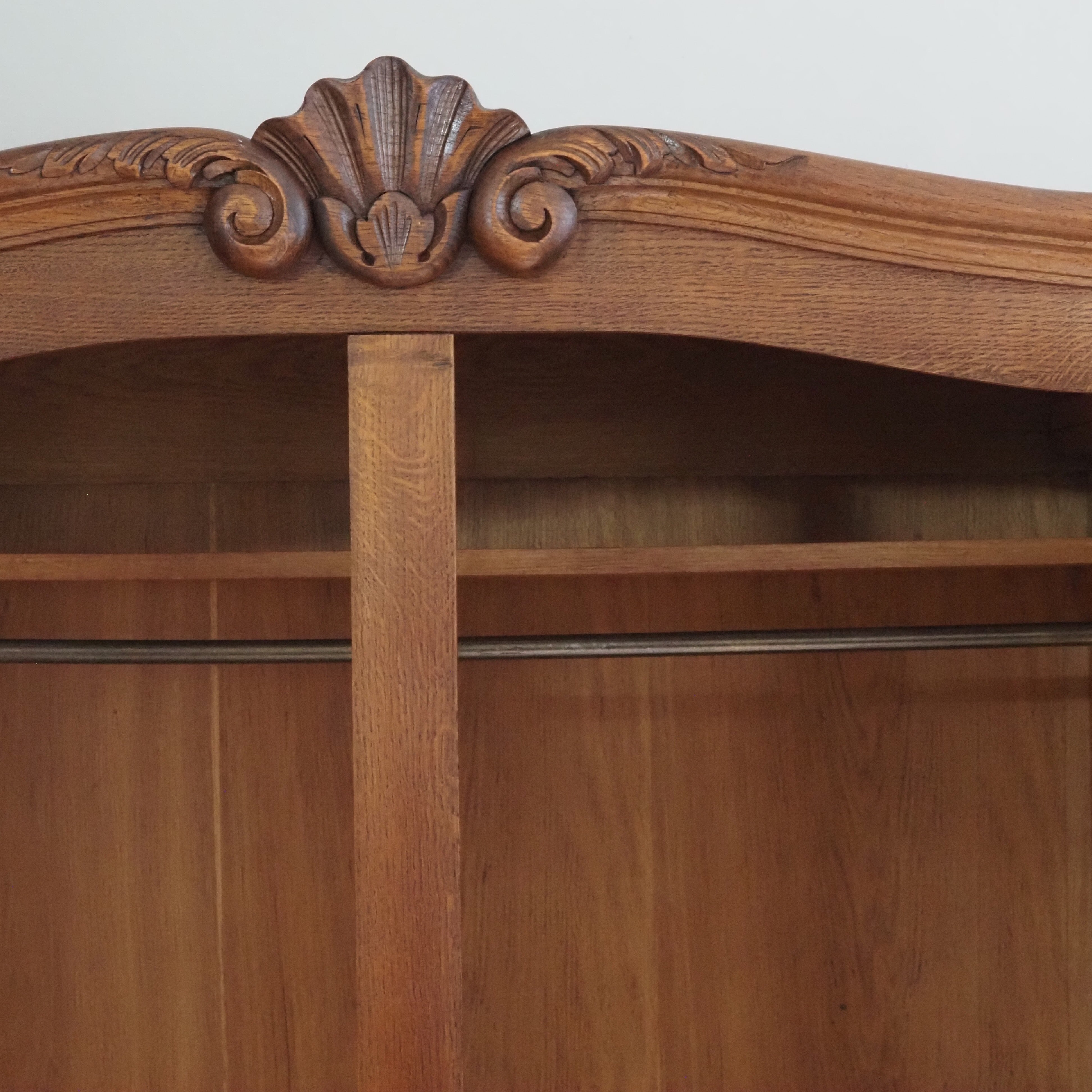 Kleiderschrank Louis XV Stil Eiche 4-türig um 1970