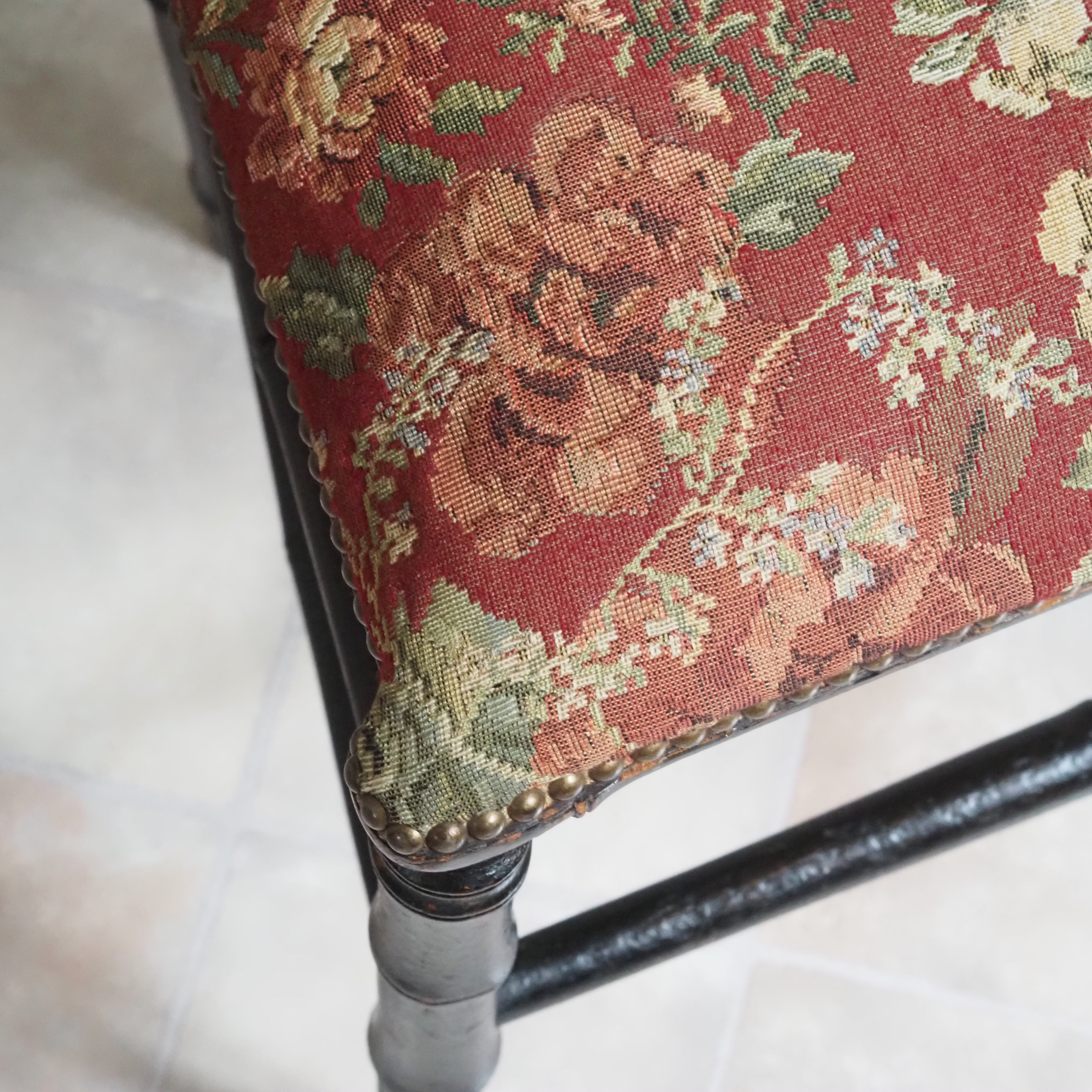 Antiker Stuhl in Bambus Optik Napoleon III um 1880