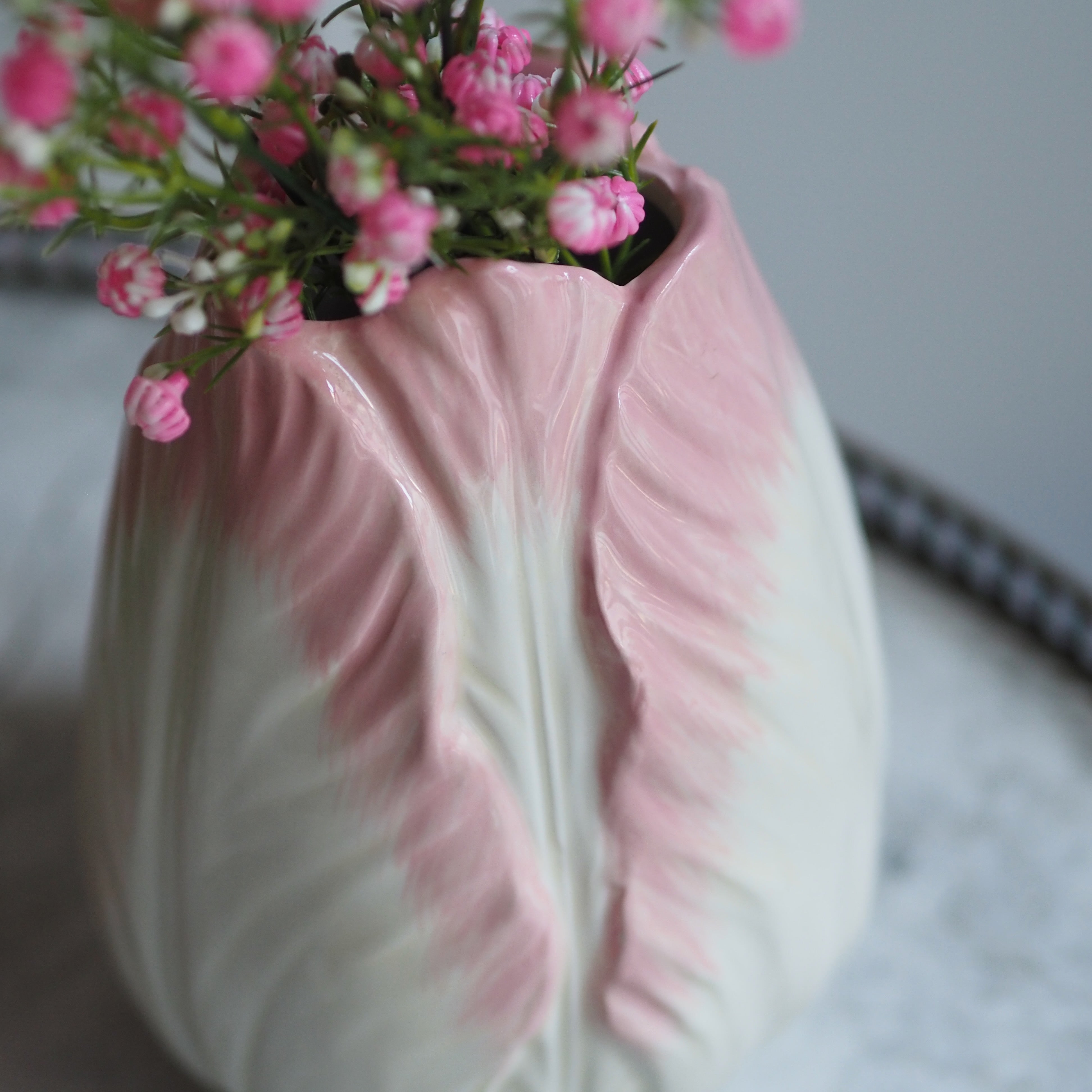 Vase Tulpenform · organische Moderne / florale Keramik Blumenvase