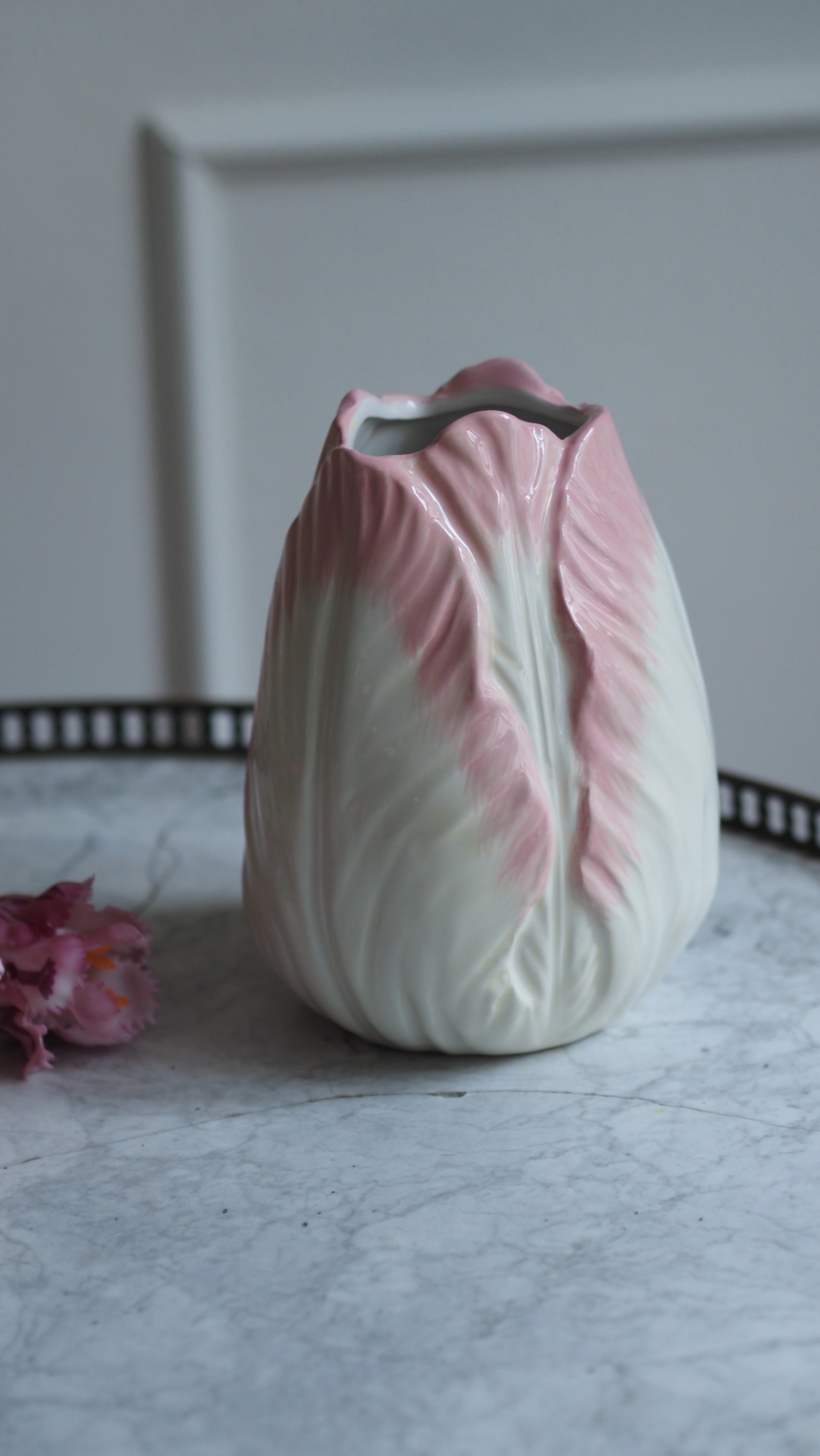 Vase Tulpenform · organische Moderne / florale Keramik Blumenvase