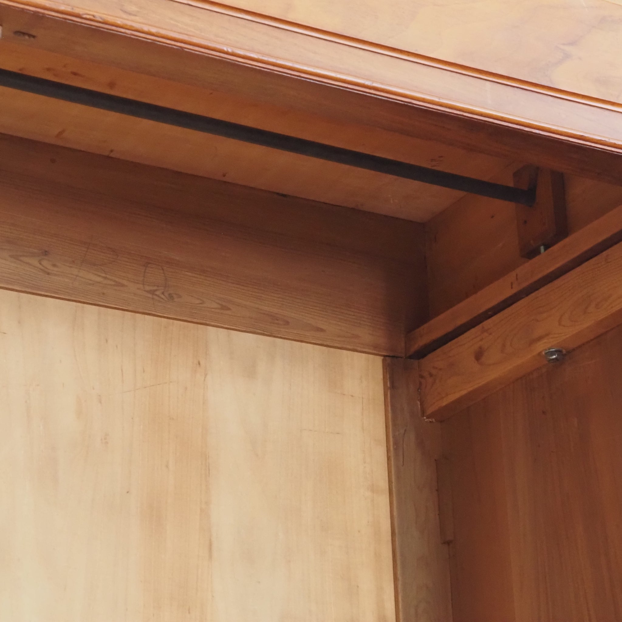 Antiker Mahagoni Kleiderschrank mit Spiegel um 1890 - 2-türiger Gründerzeit Schrank