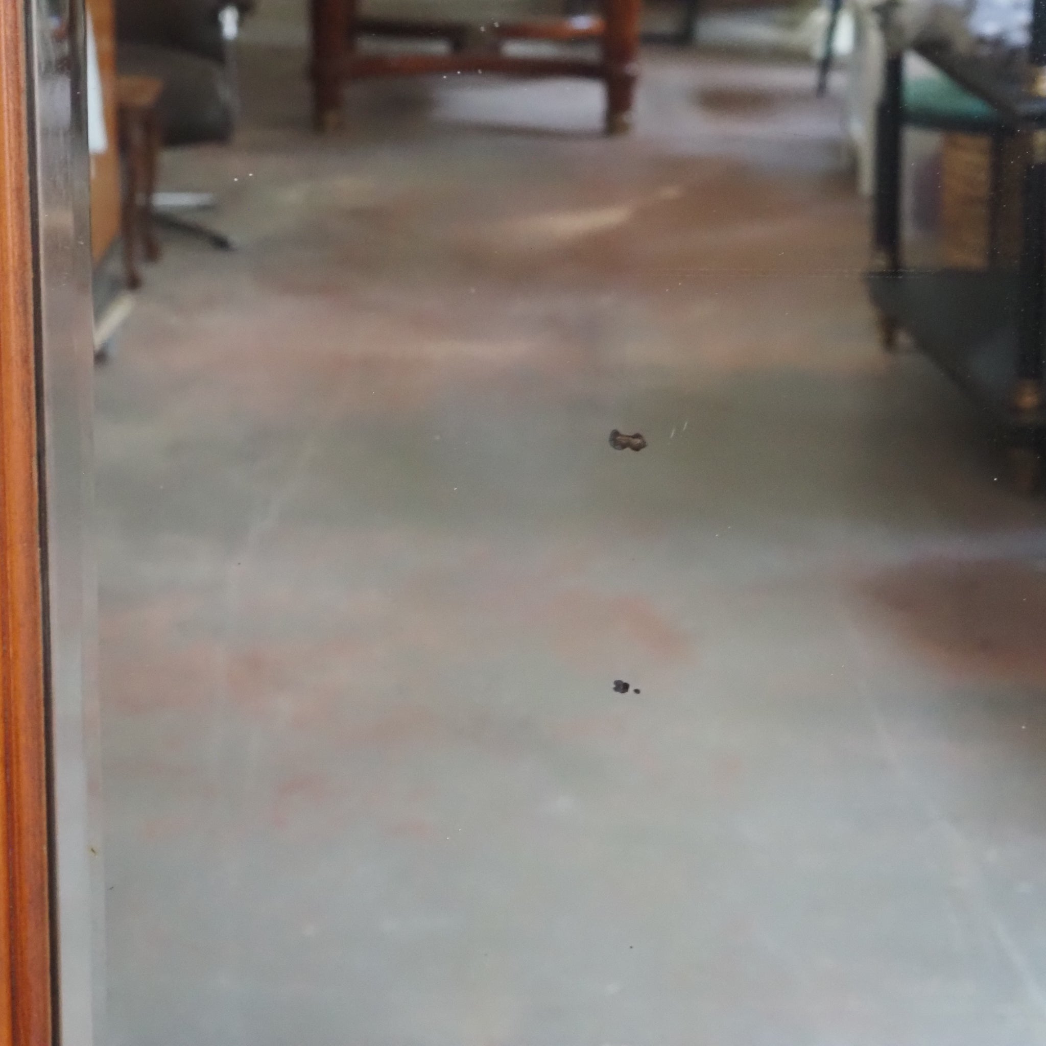 Antiker Mahagoni Kleiderschrank mit Spiegel um 1890 - 2-türiger Gründerzeit Schrank