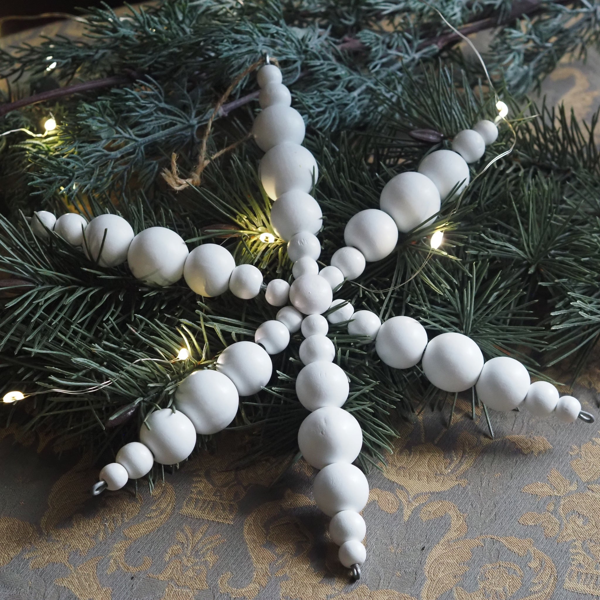 SAISON - DECOR - Holzperlen Weihnachtsstern