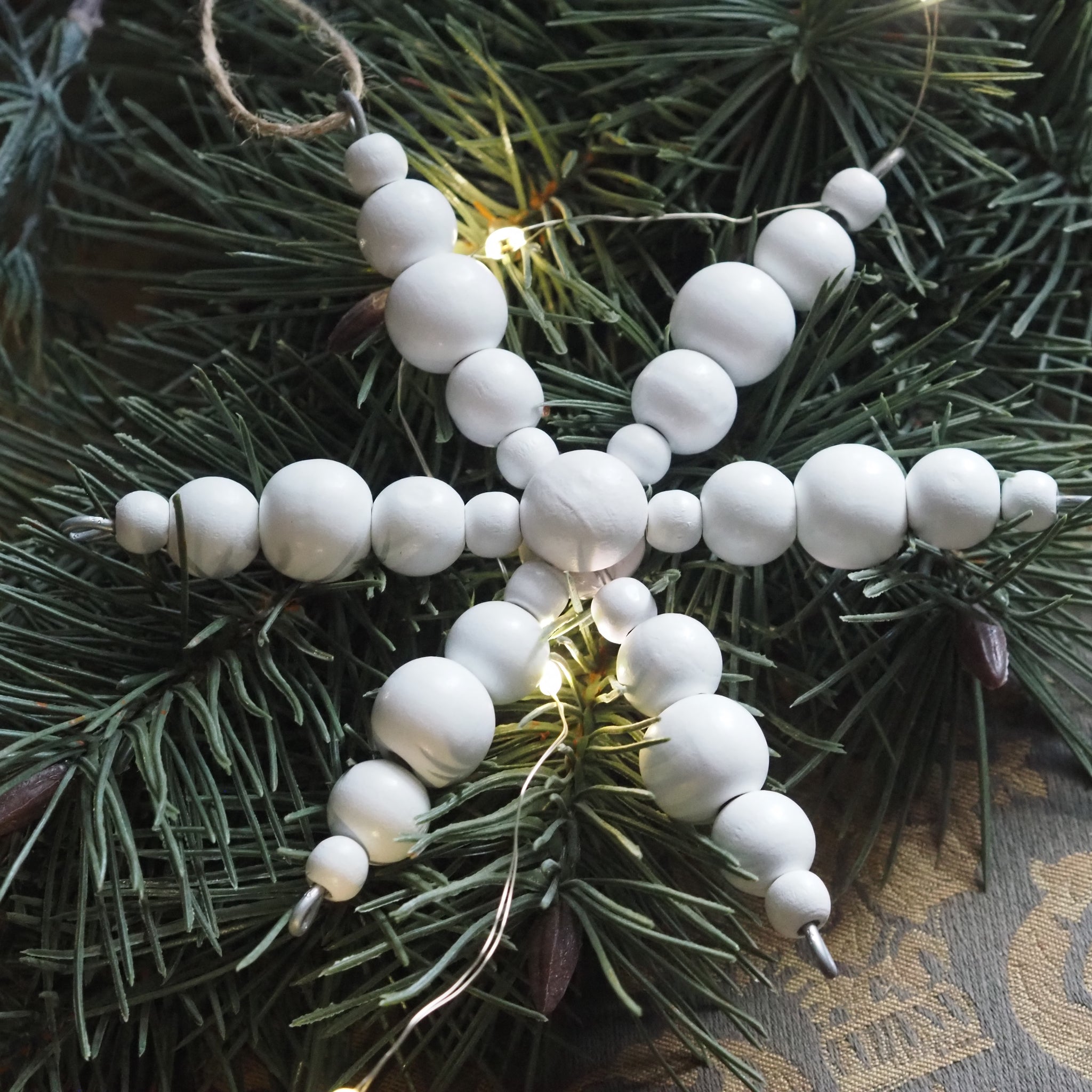 SAISON - DECOR - Holzperlen Weihnachtsstern