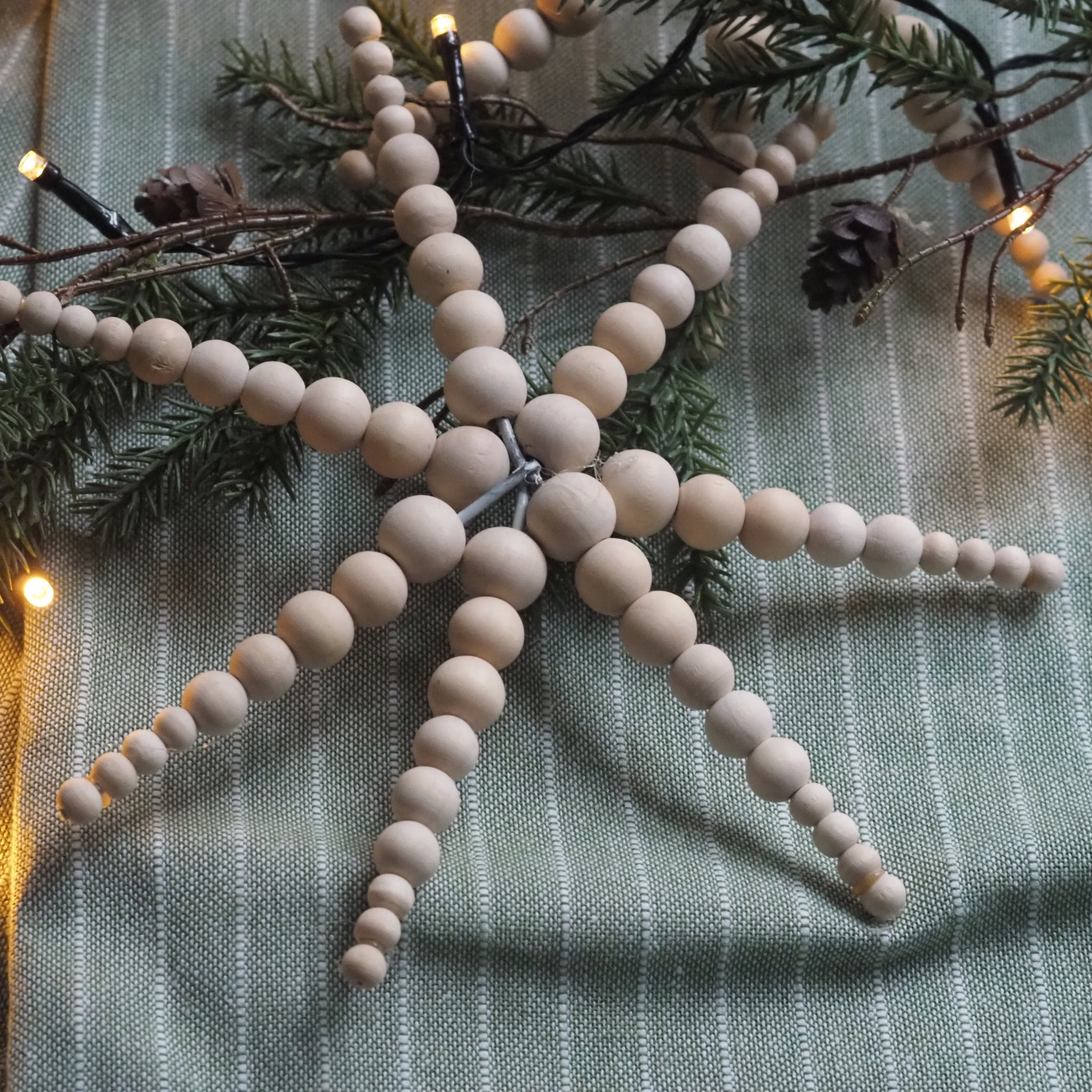 SAISON - DECOR - Holzperlen Weihnachtsstern