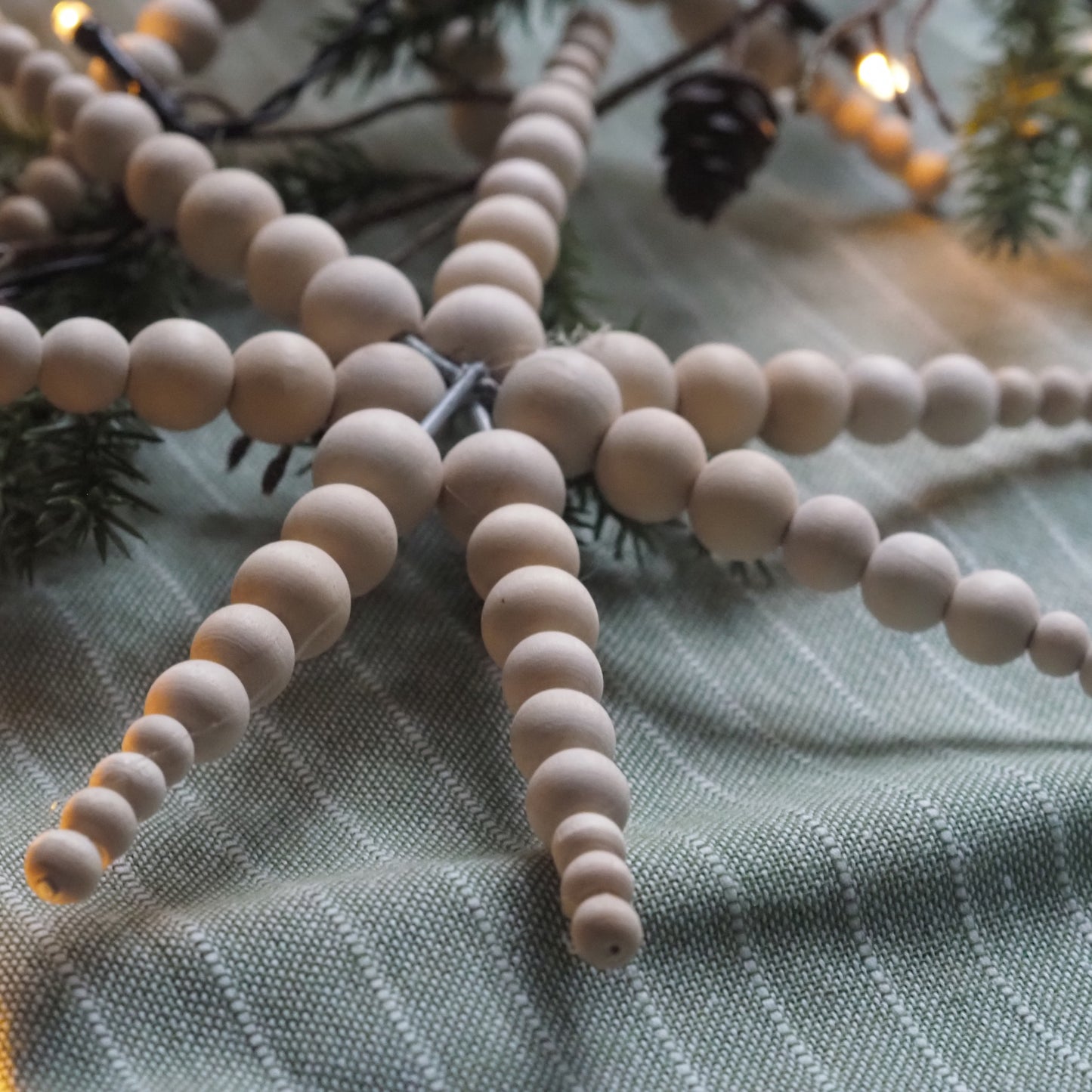 SAISON - DECOR - Holzperlen Weihnachtsstern