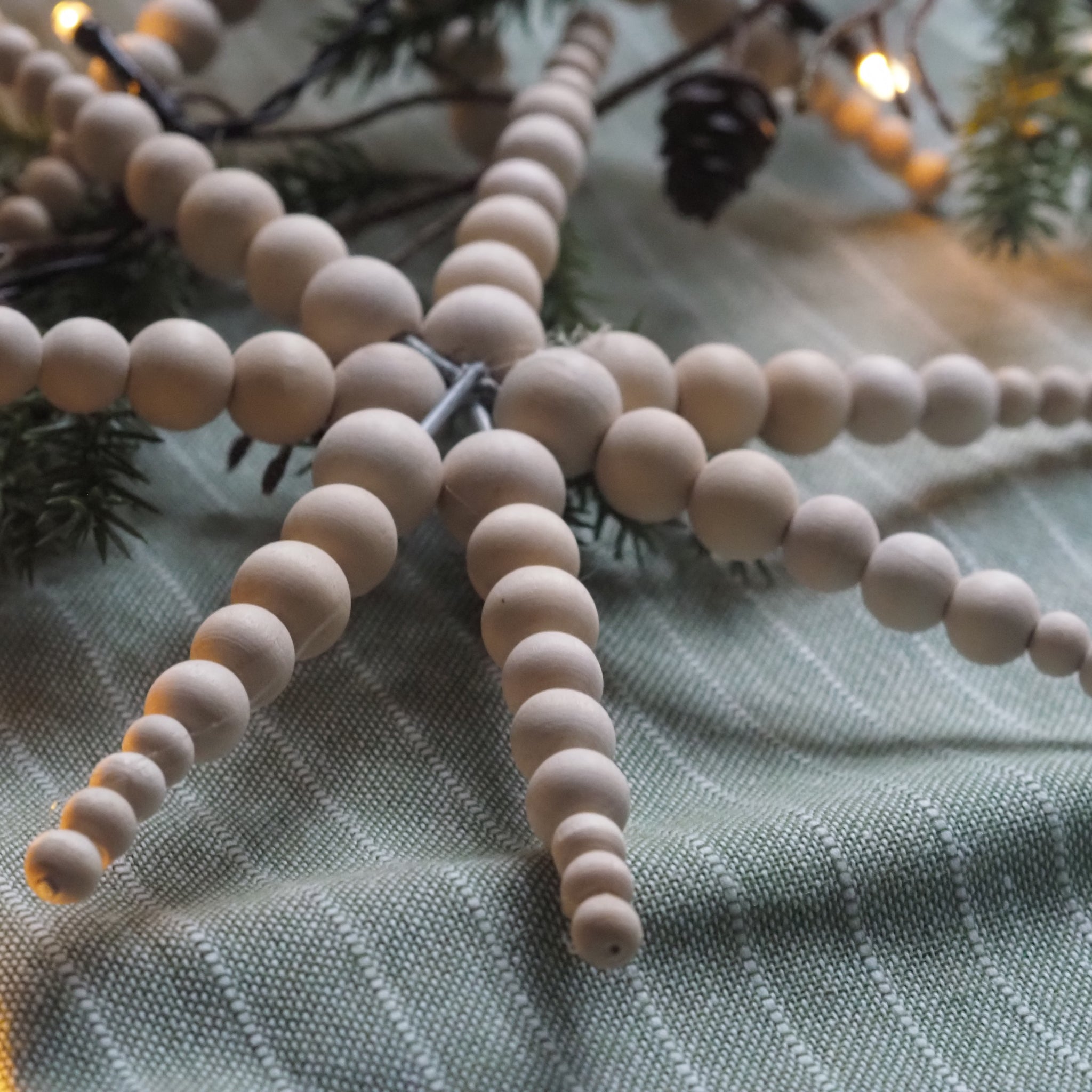 SAISON - DECOR - Holzperlen Weihnachtsstern