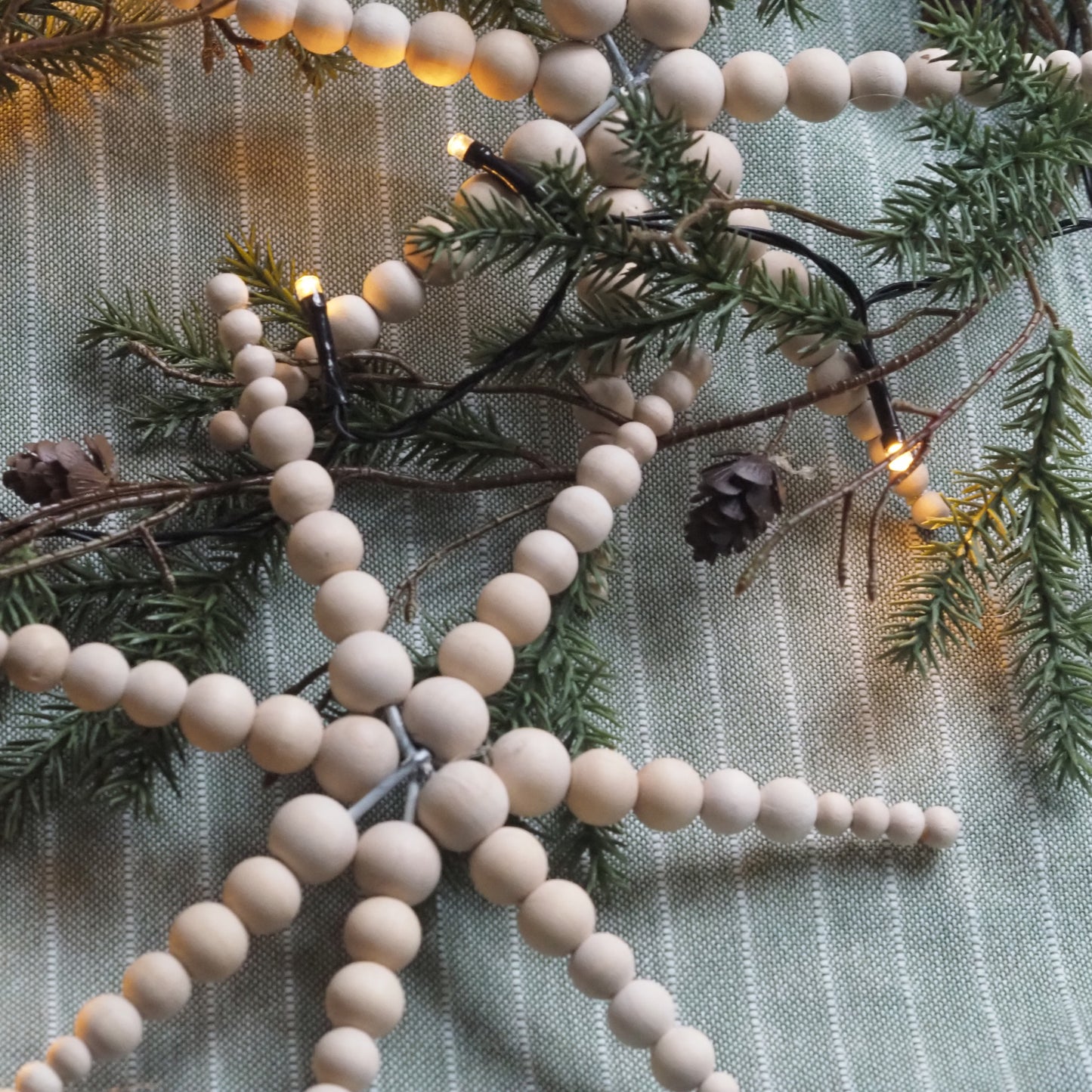 SAISON - DECOR - Holzperlen Weihnachtsstern