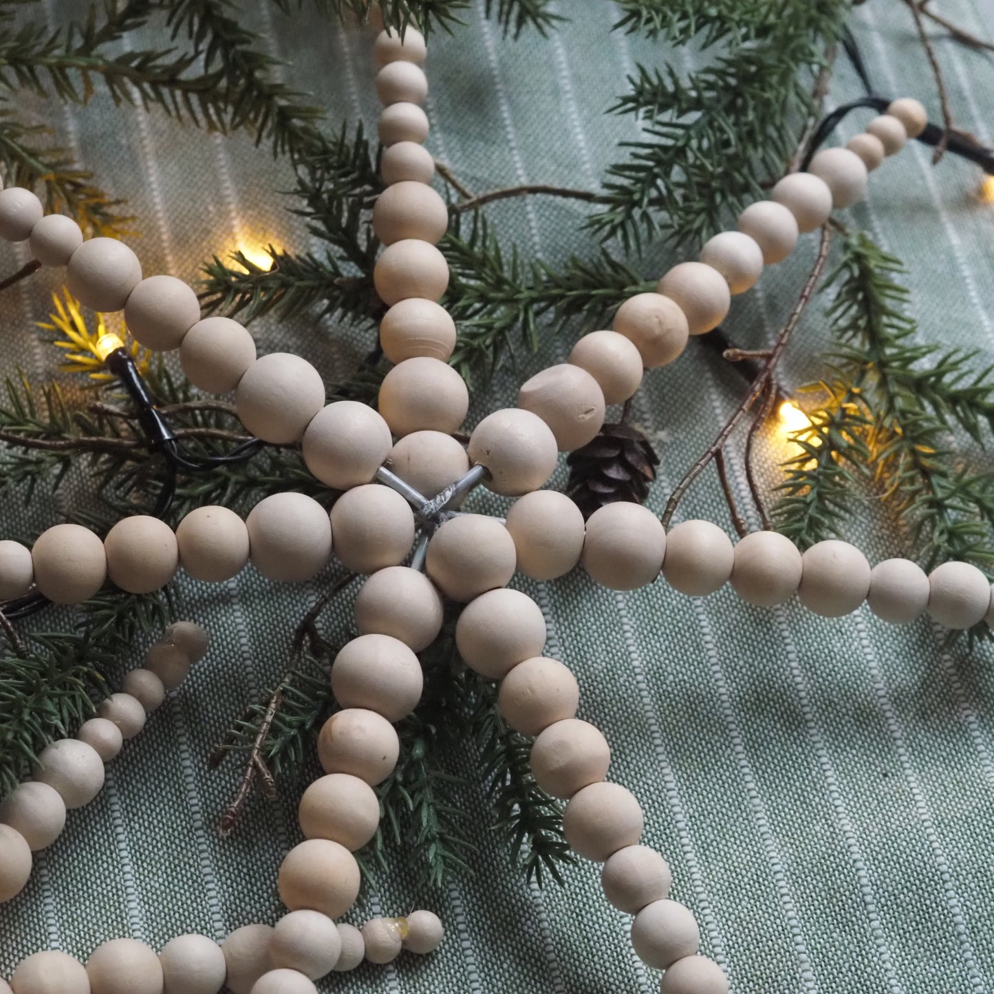 SAISON - DECOR - Holzperlen Weihnachtsstern