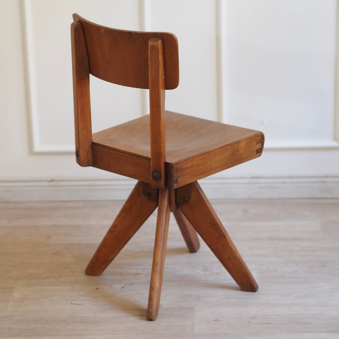 EPOCHE 1960 - Midcentury Kinderstuhl Vintage Schulstuhl, Drehstuhl