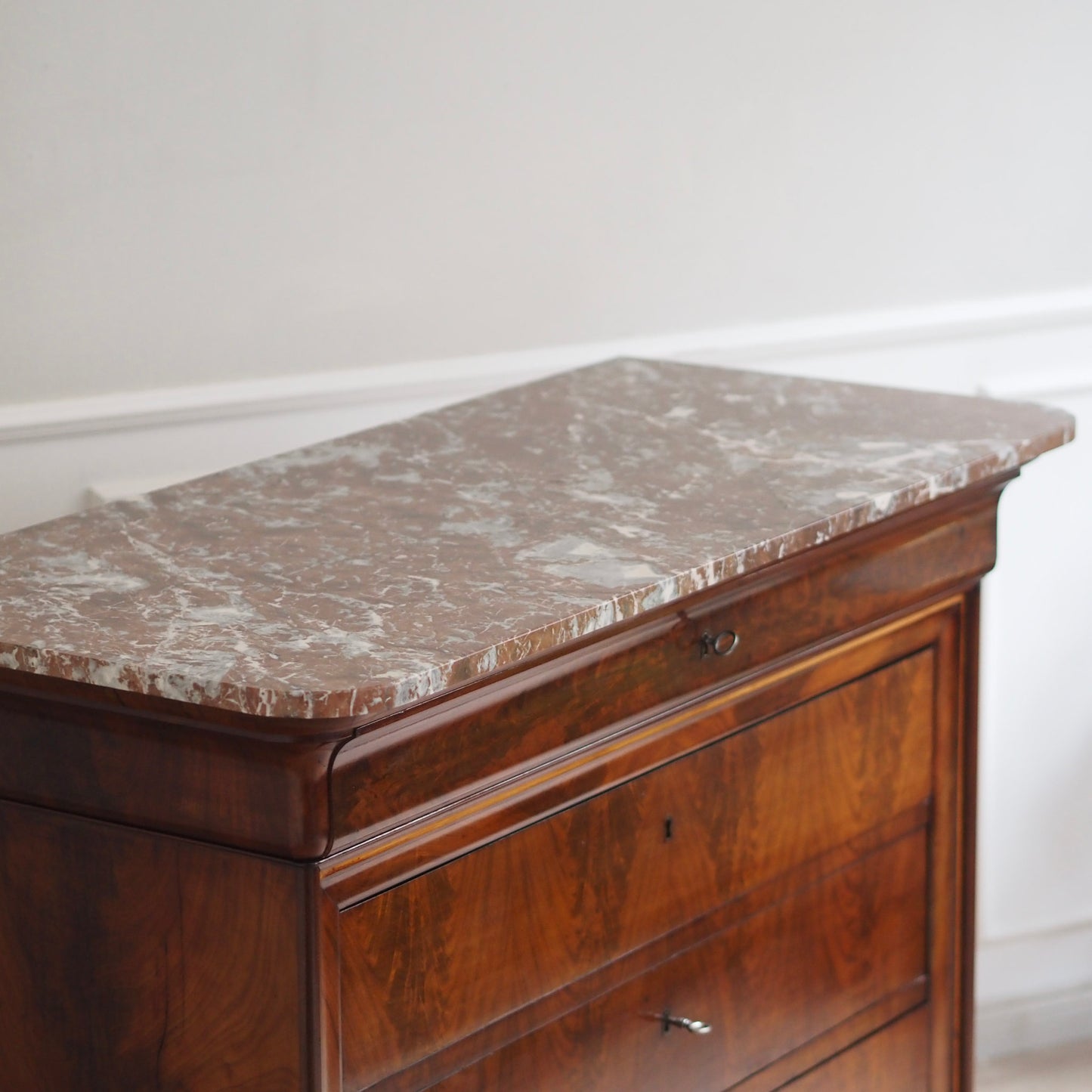 EPOCHE 1890 - Französische Mahagoni Kommode Louis Philippe Stil