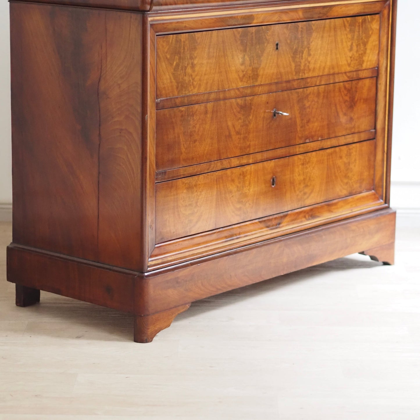 EPOCHE 1890 - Französische Mahagoni Kommode Louis Philippe Stil