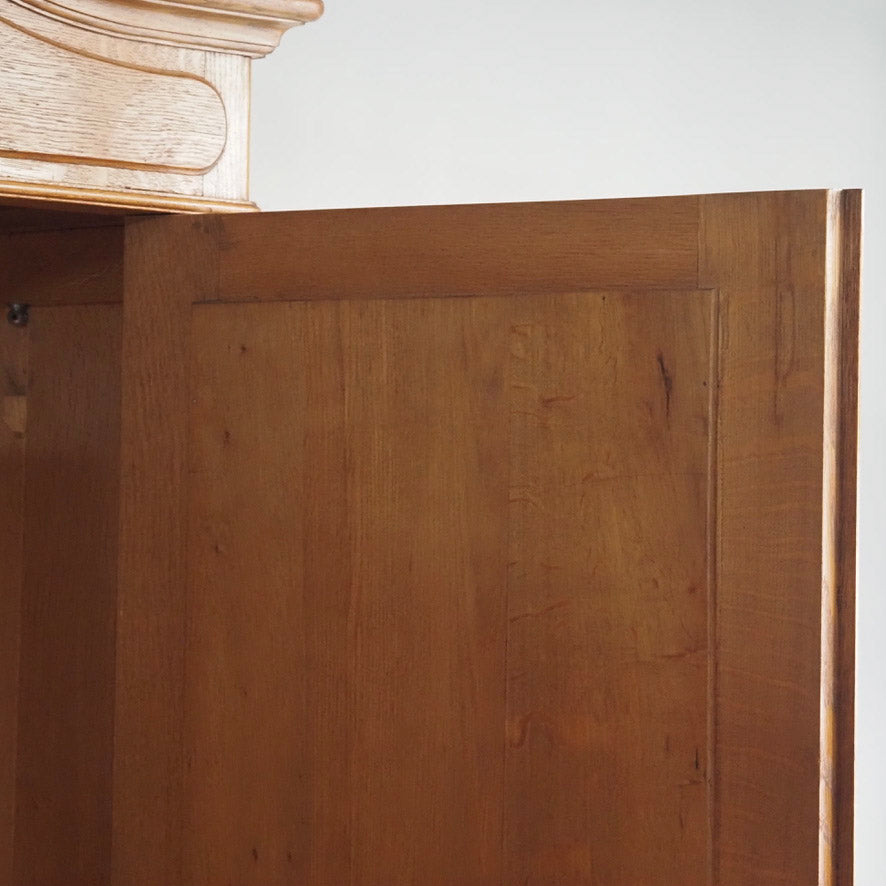 Spiegelschrank Frankreich um 1900 mit Schubladen - Antiker Kleiderschrank Jugendstil