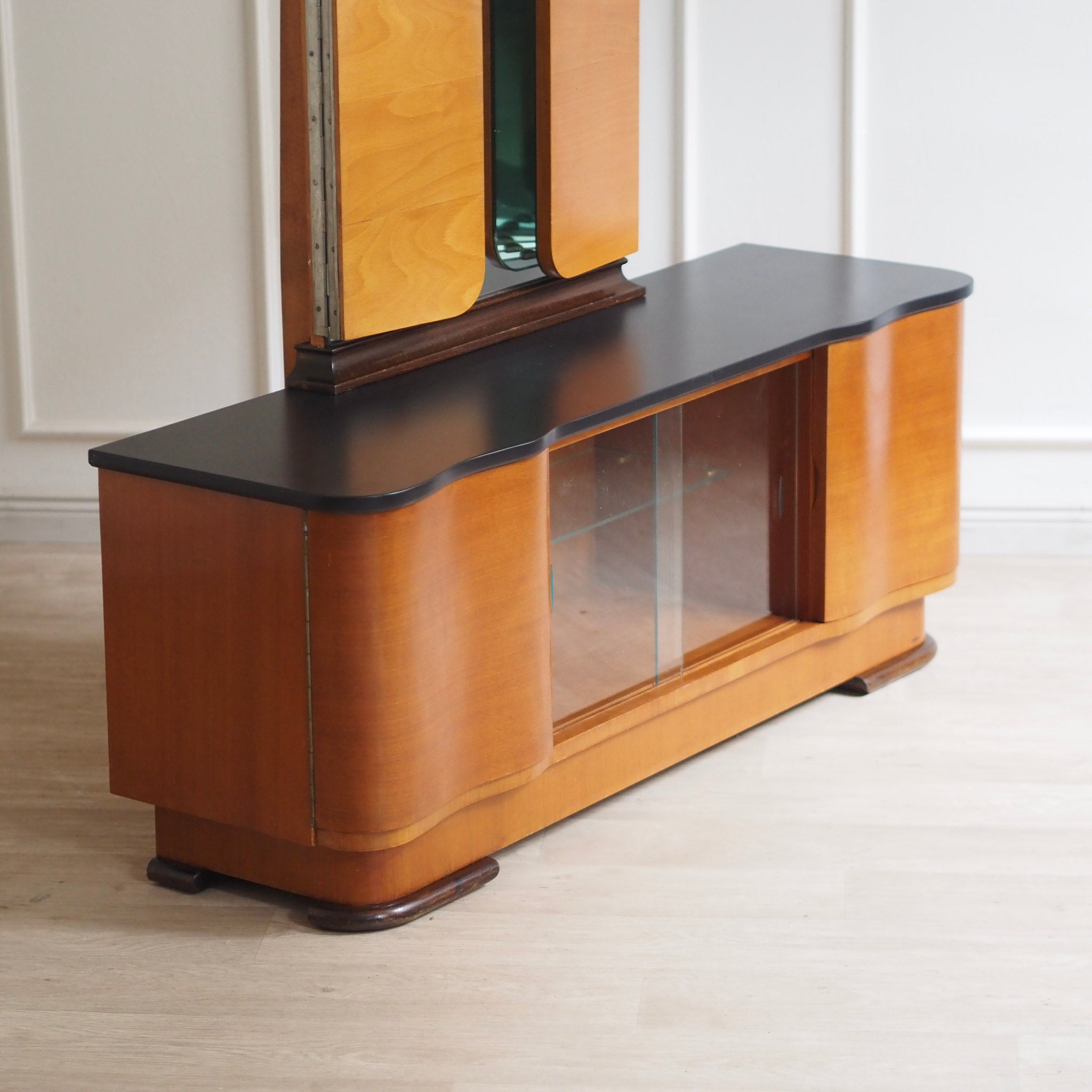 EPOCHE 1940 - Art Déco Frisiertisch, Spiegelkommode