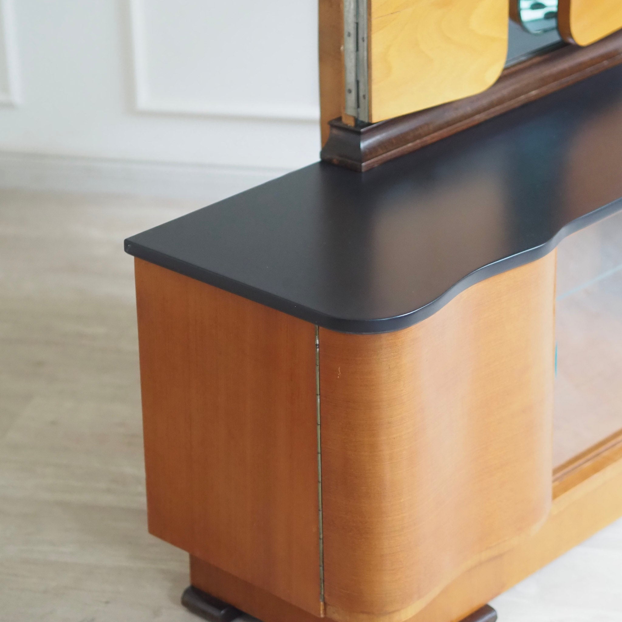 EPOCHE 1940 - Art Déco Frisiertisch, Spiegelkommode