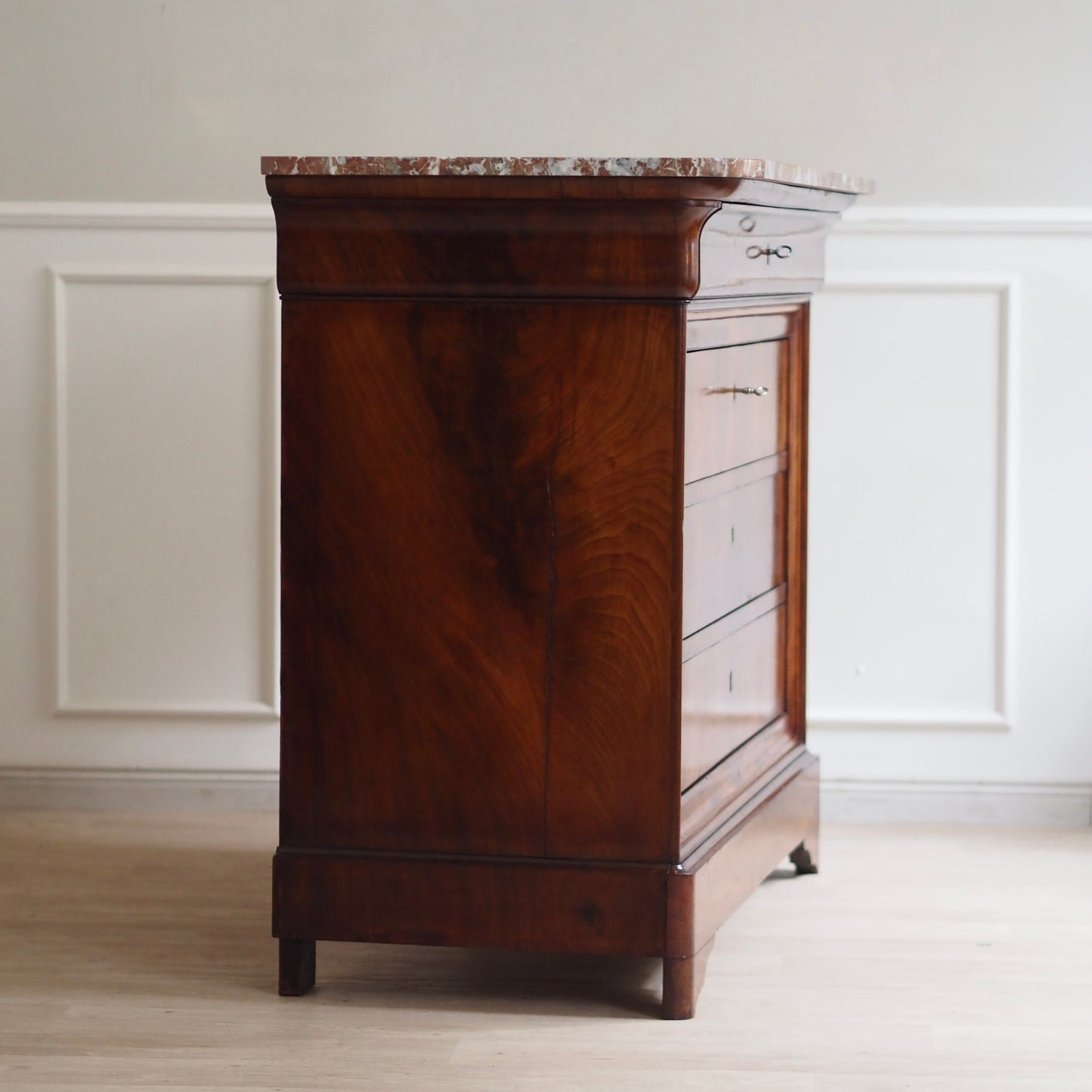 EPOCHE 1890 - Französische Mahagoni Kommode Louis Philippe Stil