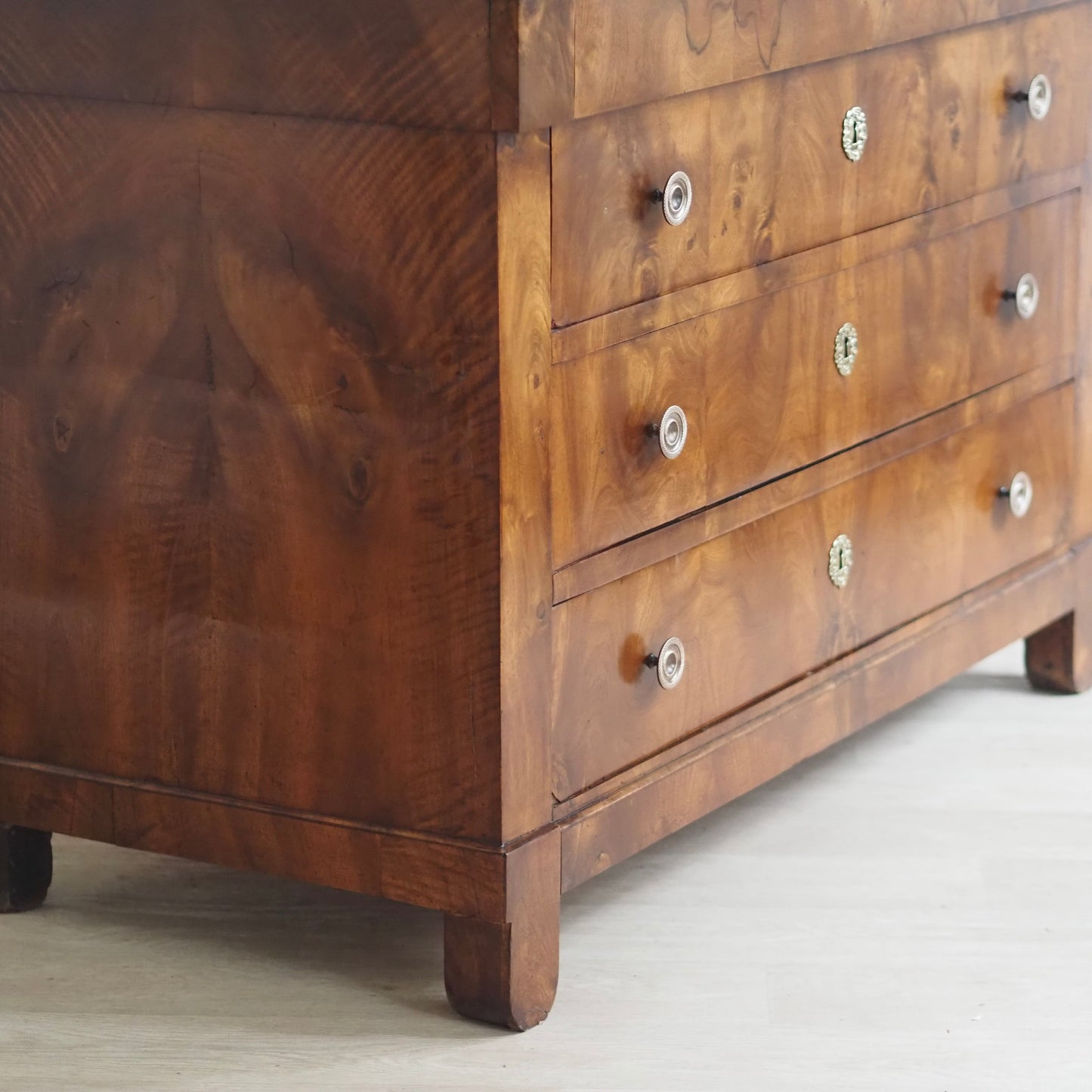 Antike Empire Biedermeier Kommode mit Marmor