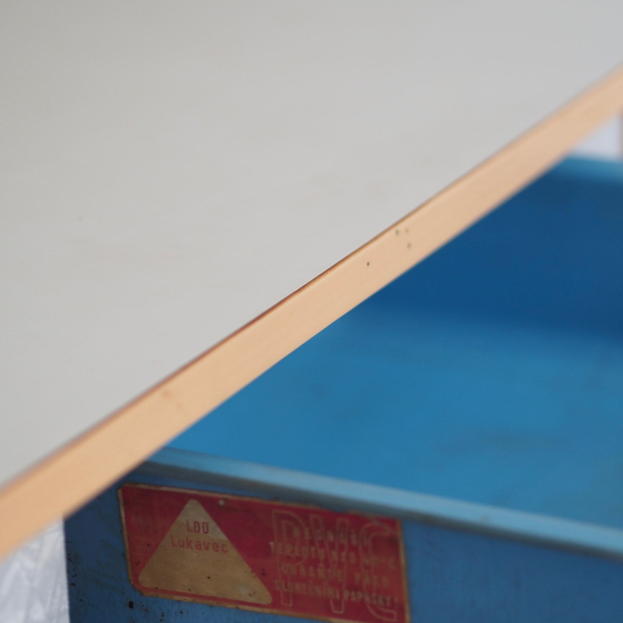 EPOCHE 1960 - Mid Century PVC Küchentisch Schreibtisch mit Schublade