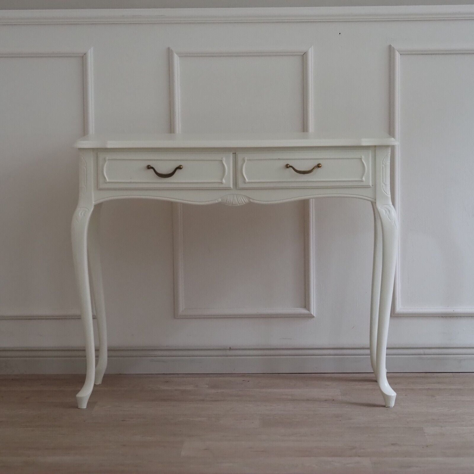 EPOCHE 1970 Konsolentisch Vintage Telefontisch weiß Schminktisch