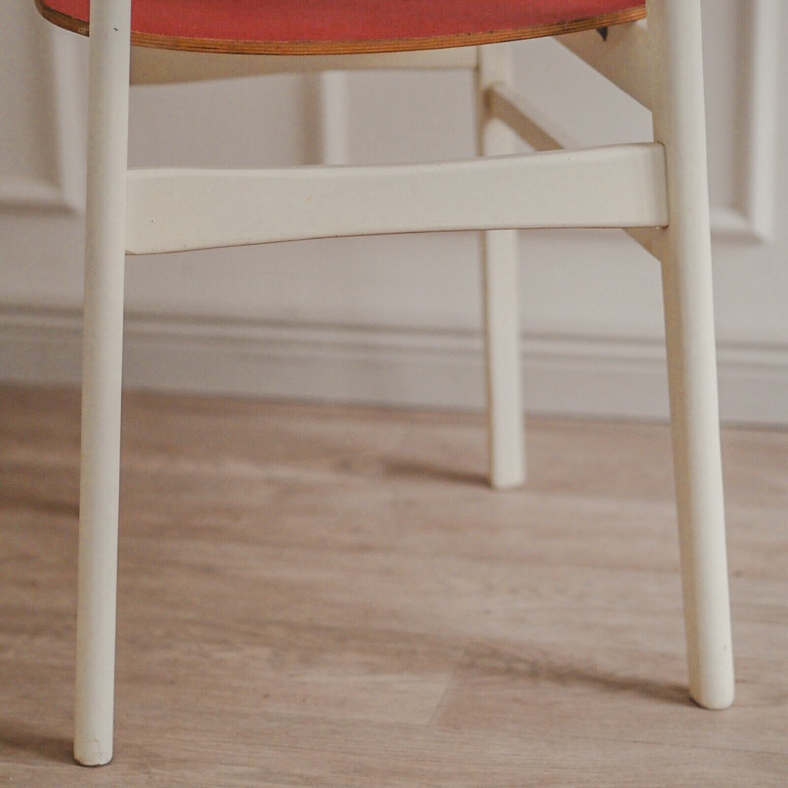 Mid Century Stühle 4er Set – Küchenstühle der 1960er Jahre