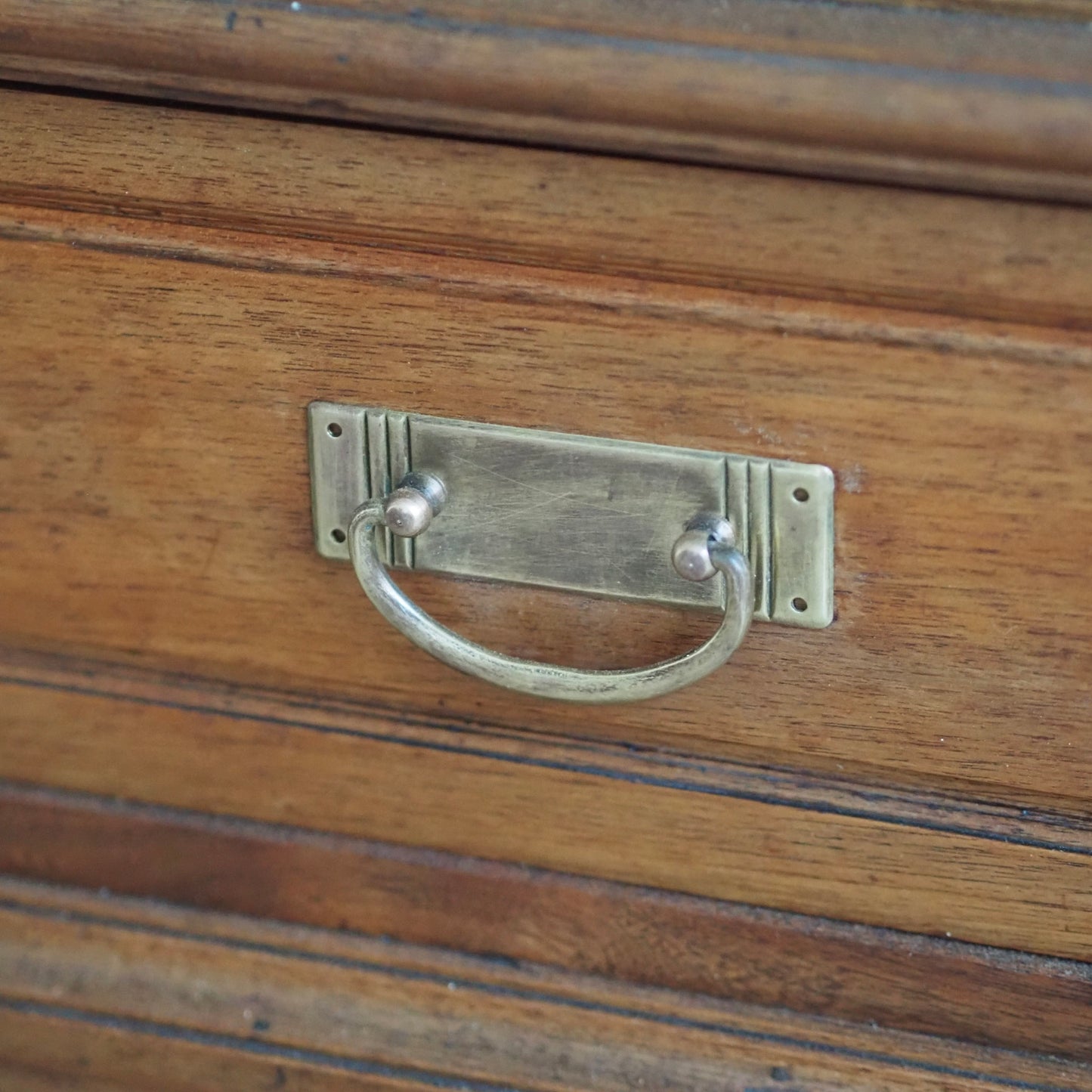 EPOCHE 1890 - Antiker französischer Spiegel-Kleiderschrank, 2-türig, Gründerzeit