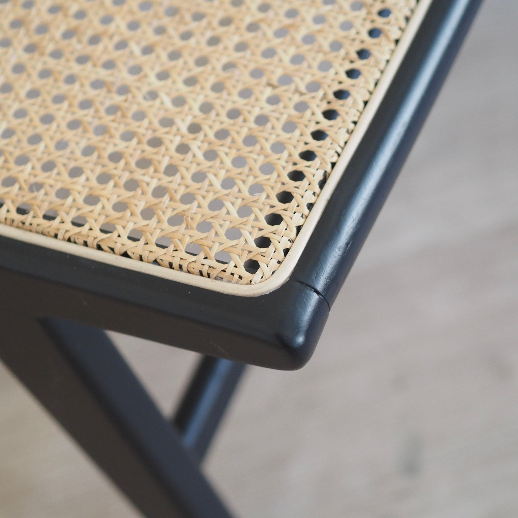 Loungesessel mit Wiener Geflecht aus Massivholz