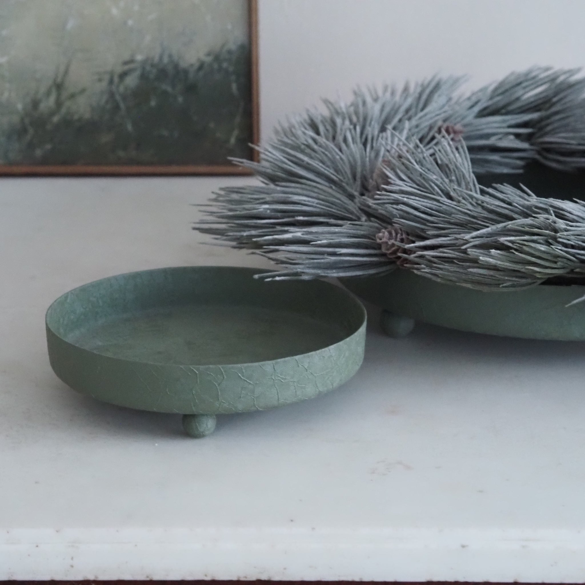 DECOR - NEW - Metallschale in Grün