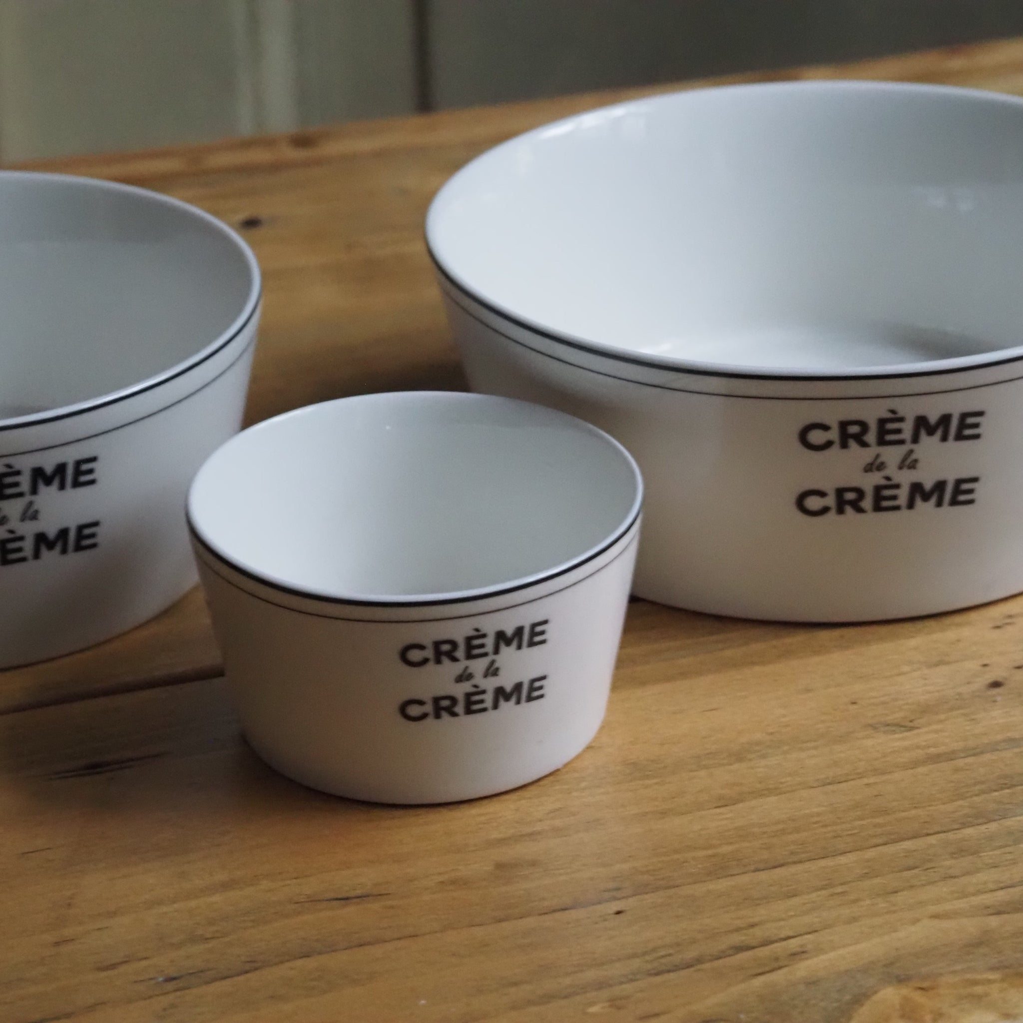 DECOR - NEW - Servierschale Porzellan Crème de la Crème