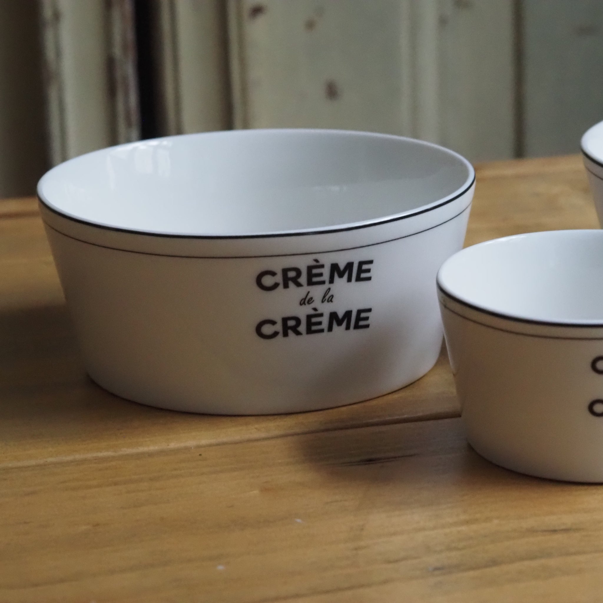 DECOR - NEW - Servierschale Porzellan Crème de la Crème