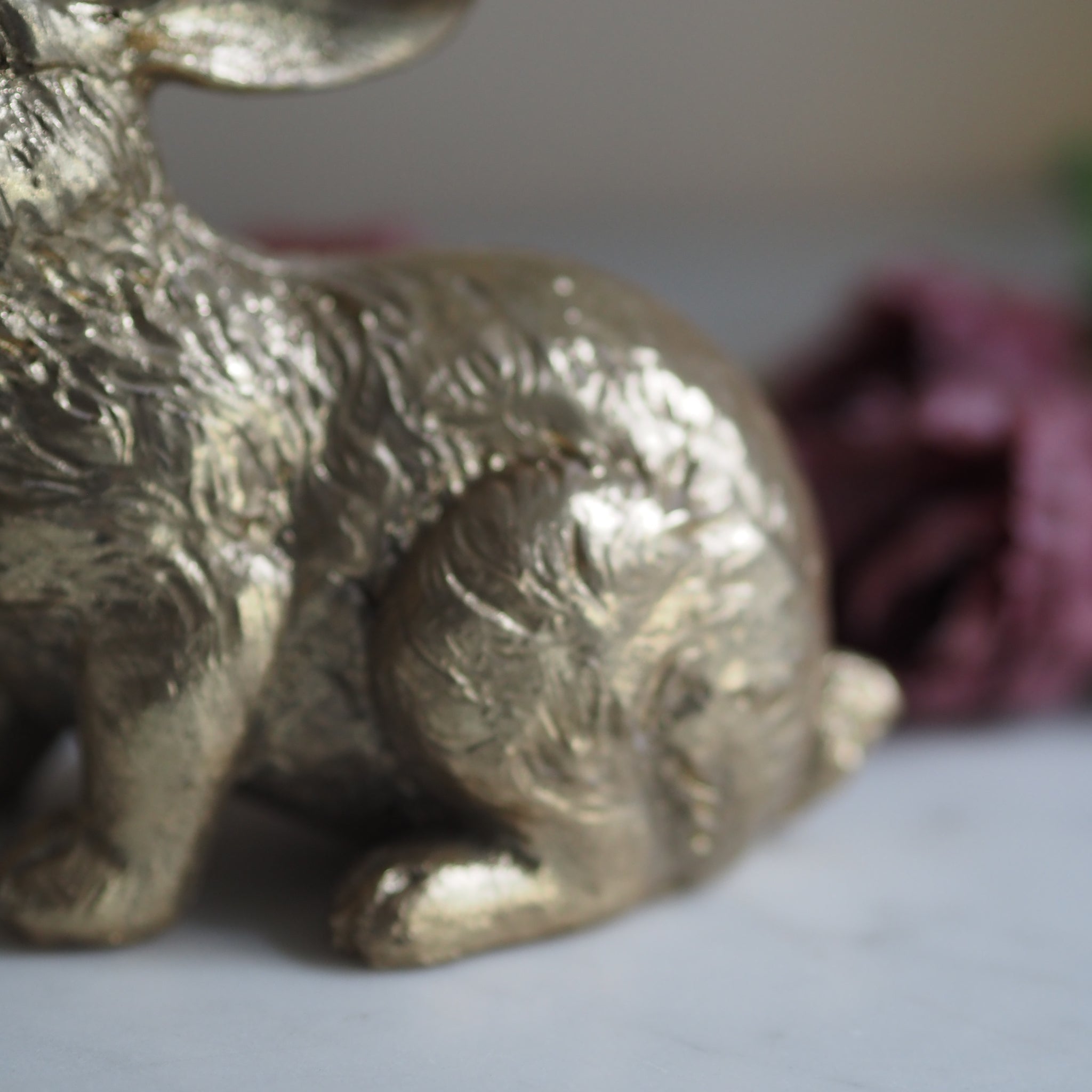 SAISON DECOR Goldener Osterhase Figur