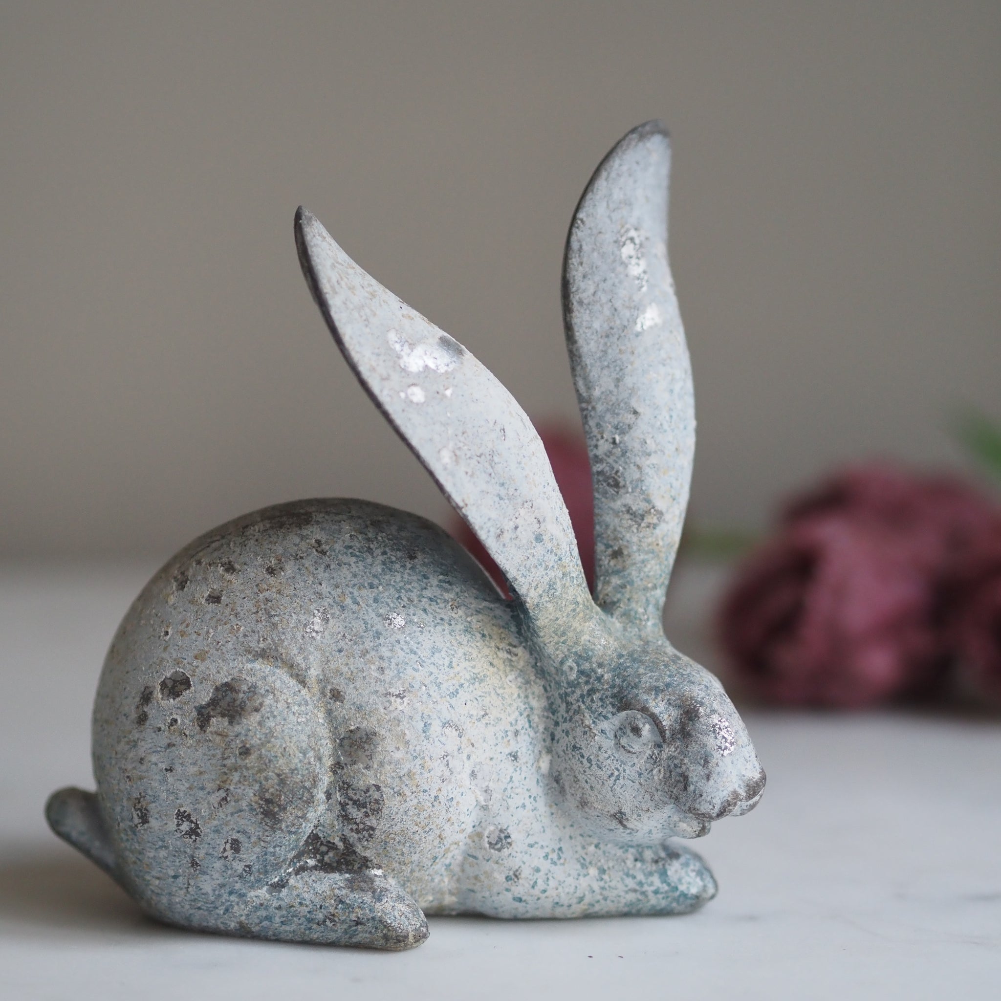 SAISON DECOR Osterhase Figur patiniert
