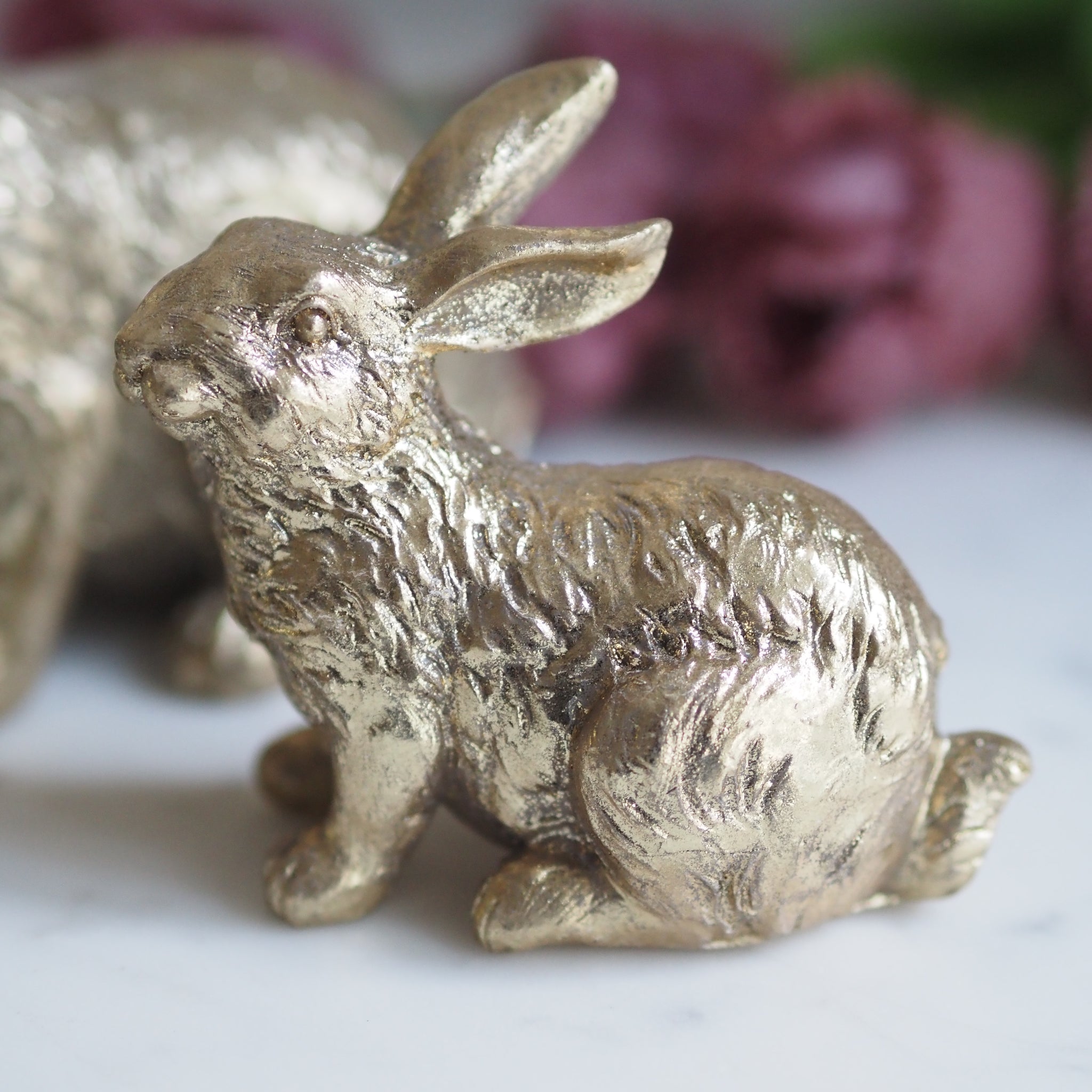 SAISON DECOR Goldener Osterhase Figur