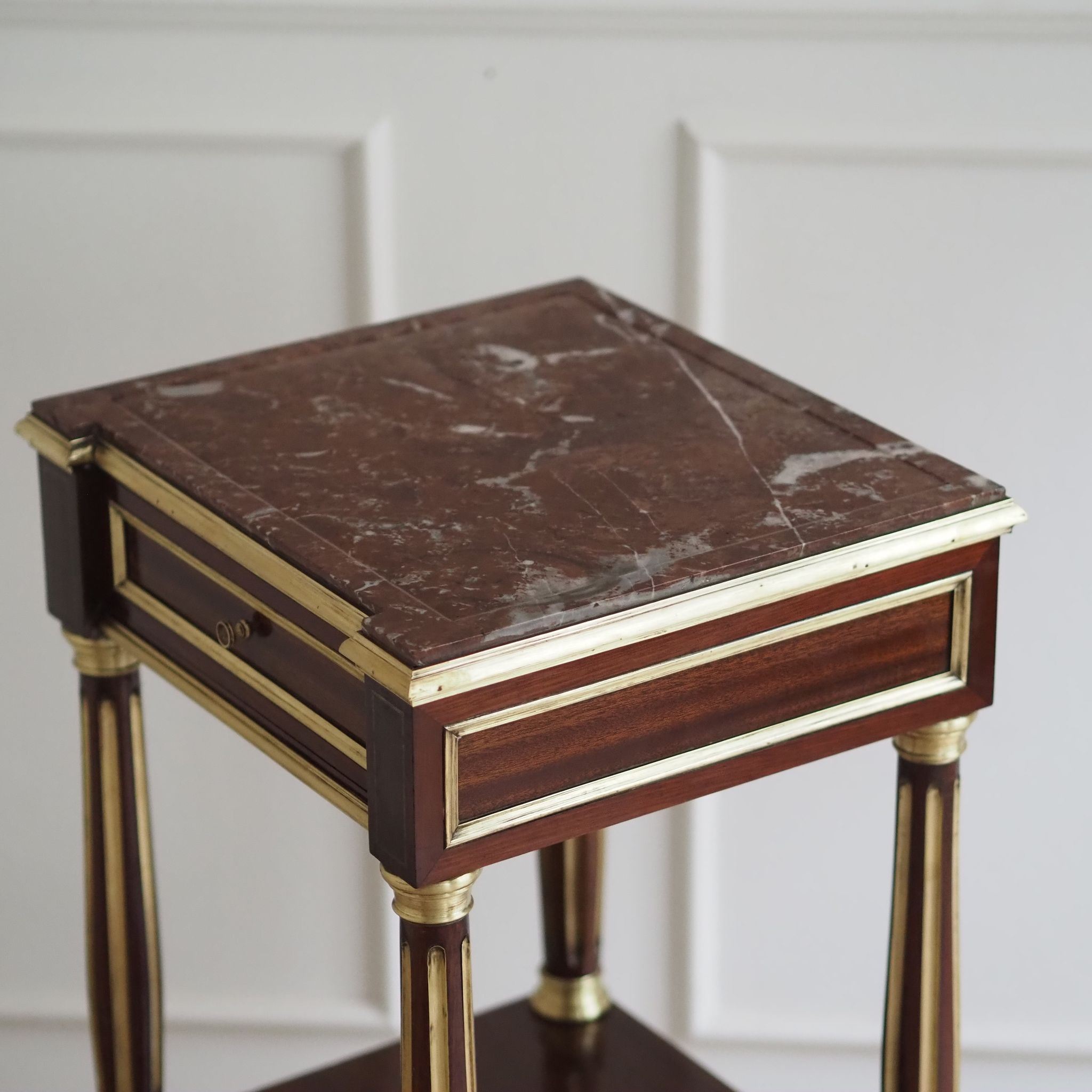 EPOCHE 1890 Antiker Empire Nachttisch