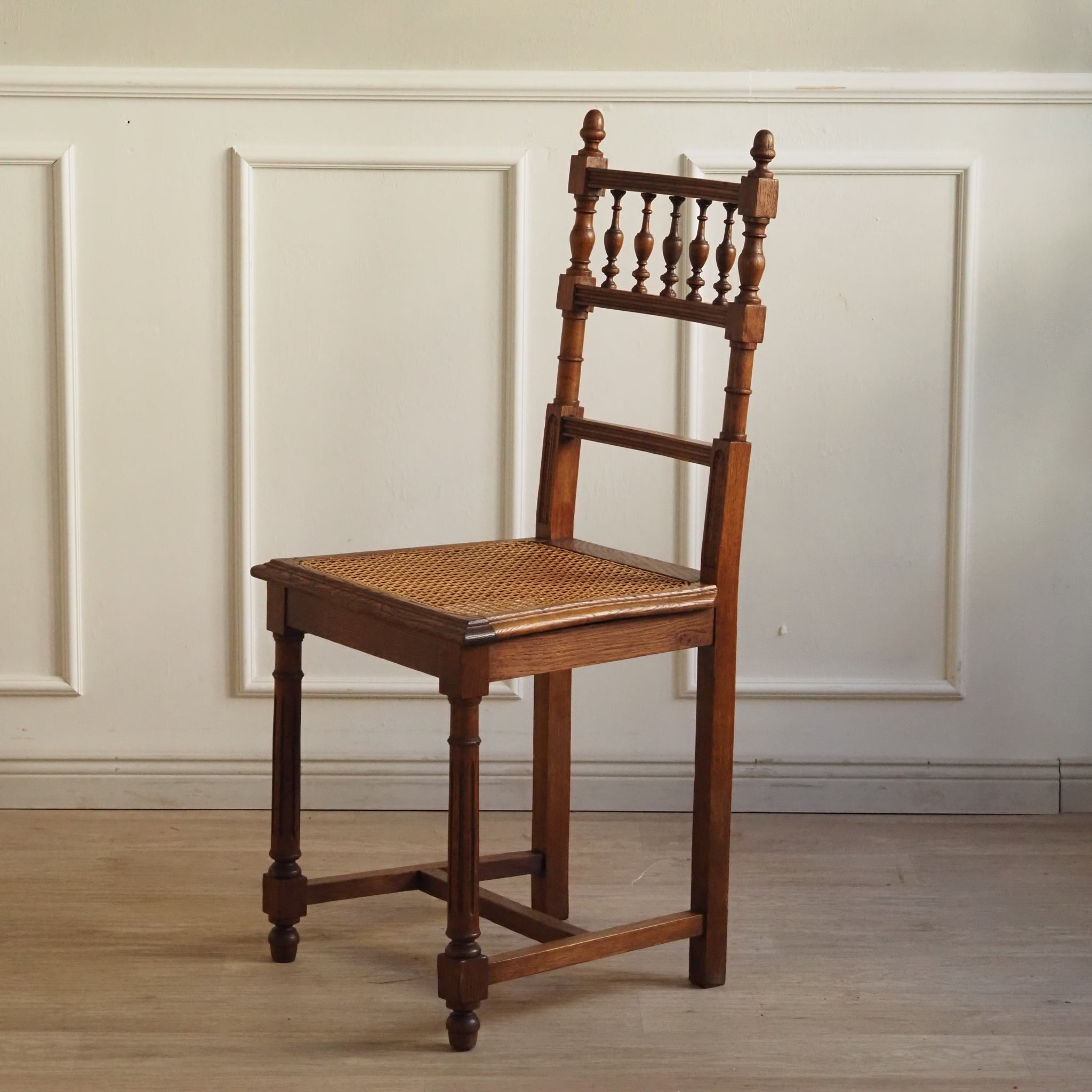 Französische Stühle mit Wiener Geflecht um 1900 - Antikes Gründerzeit Stuhlset