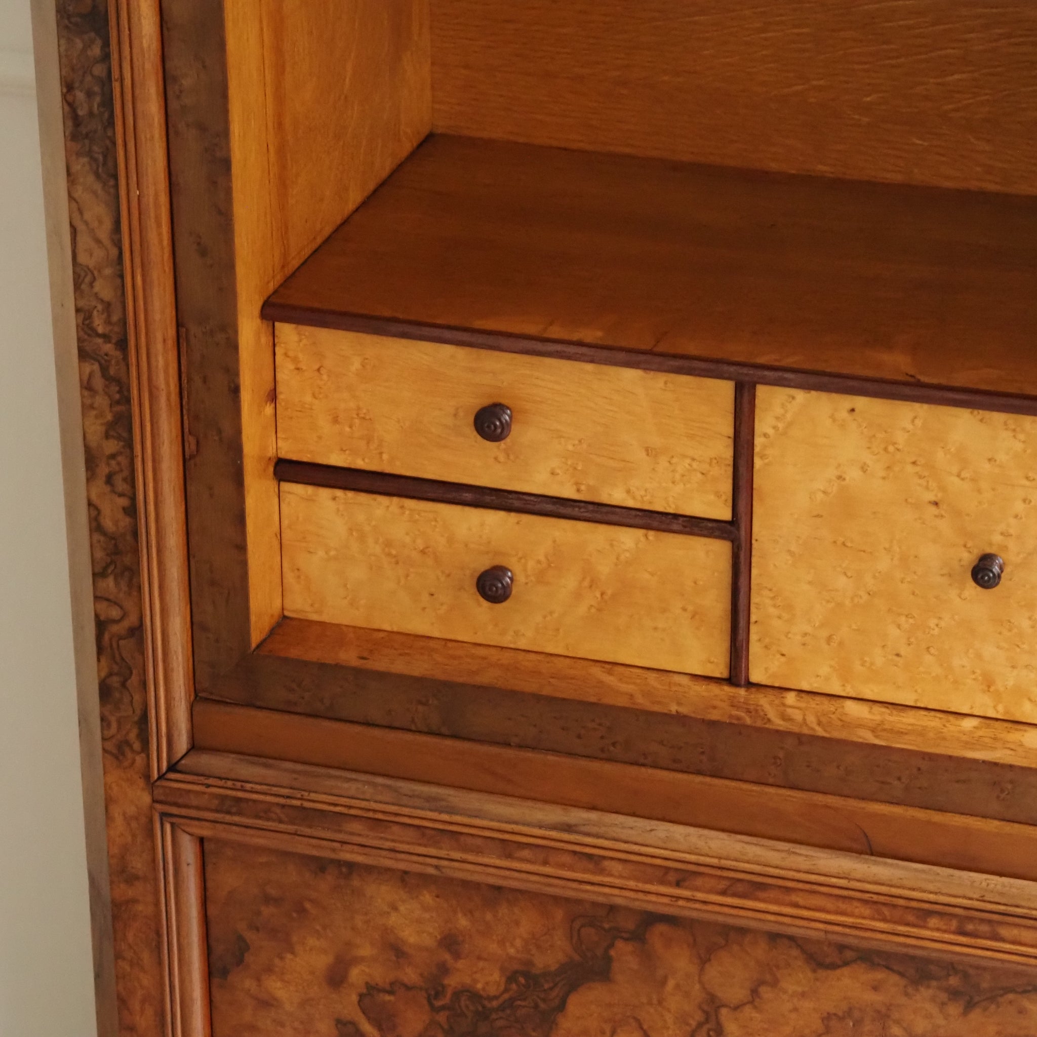 Antiker Biedermeier Sekretär - Schreibschrank Louis Philippe