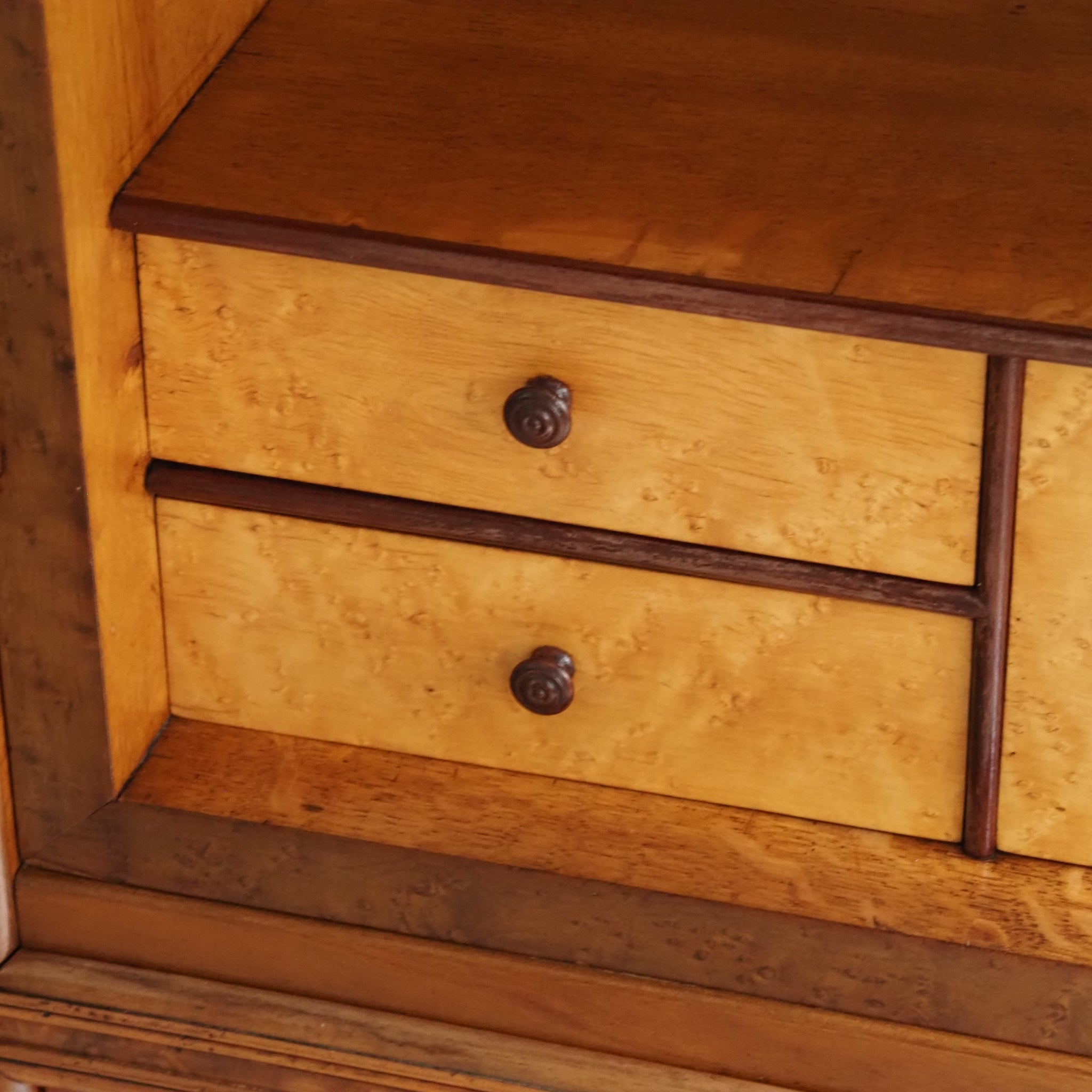 Antiker Biedermeier Sekretär - Schreibschrank Louis Philippe