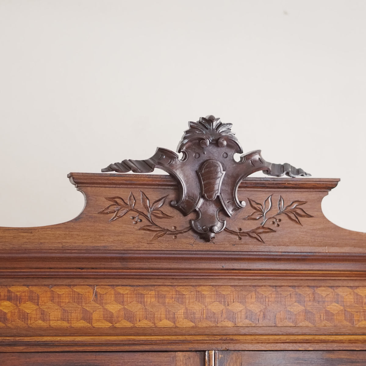 Spiegelschrank Louis-XVI-Stil Mahagoni um 1890