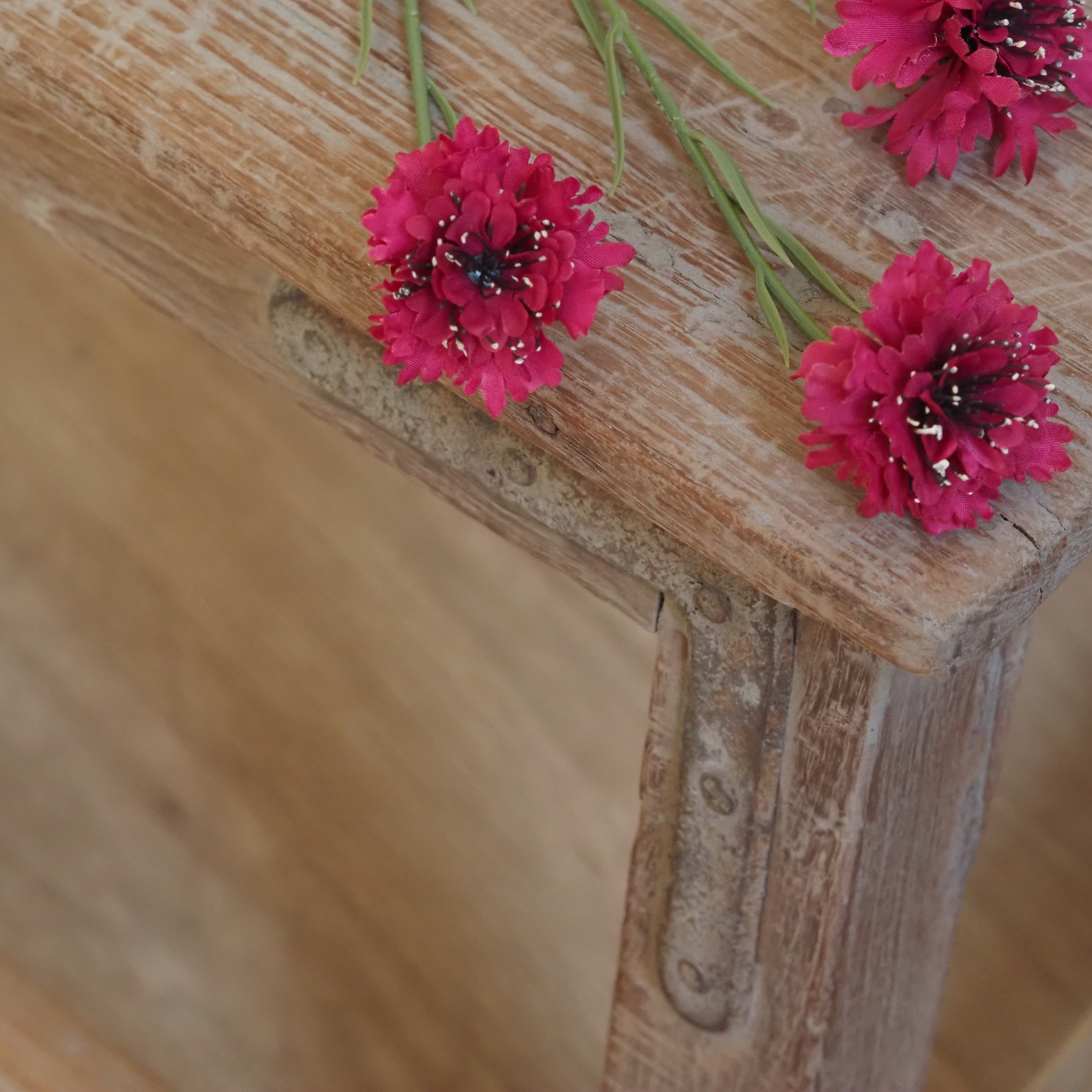 Kornblume Fuchsia · Cornflower Spray 60 cm, Seidenblume Tischdeko