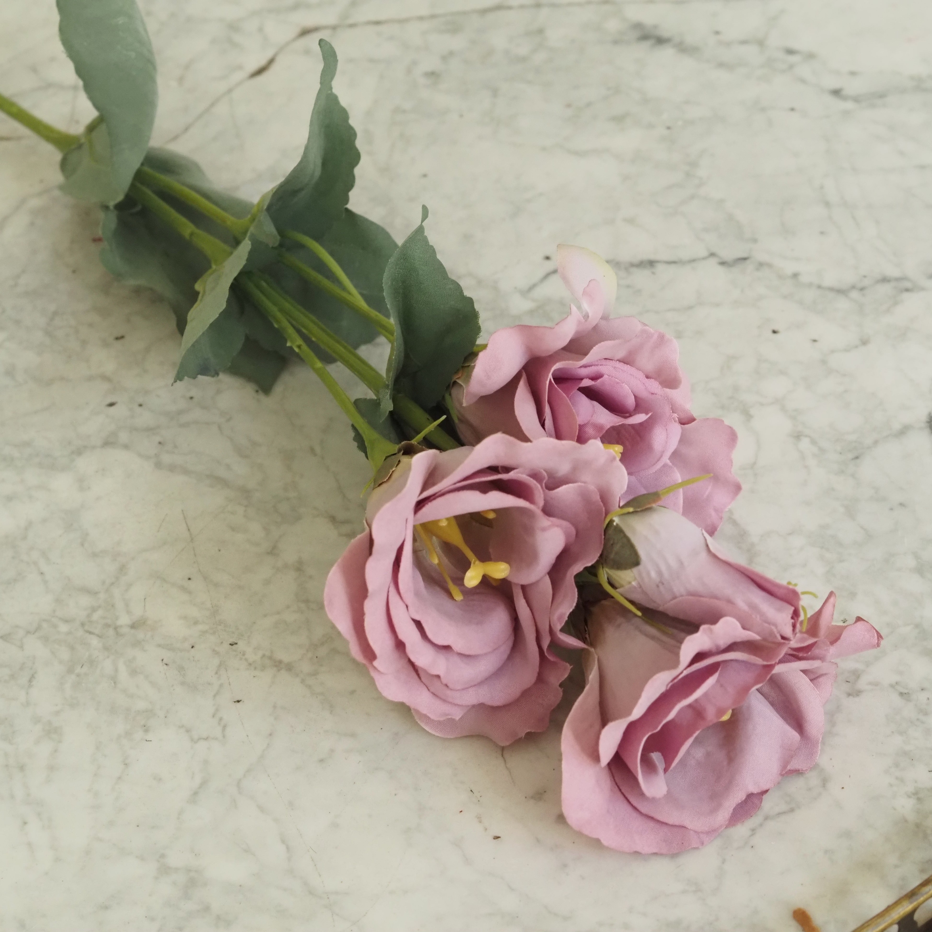 Eustoma Bund · Mauve-Lila · Seidenstoff · 53 cm