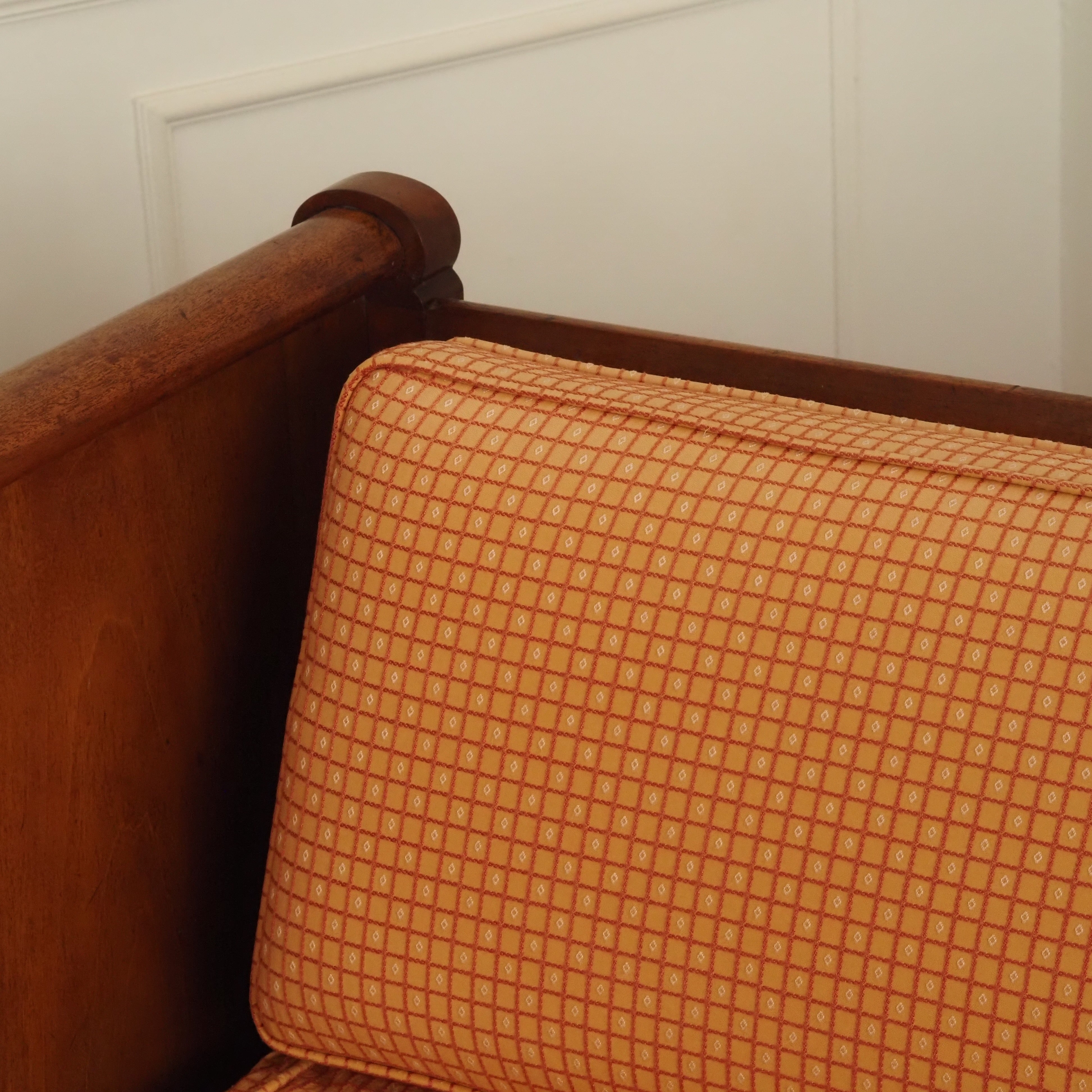 Biedermeier Sofa Mahagoni antik um 1840