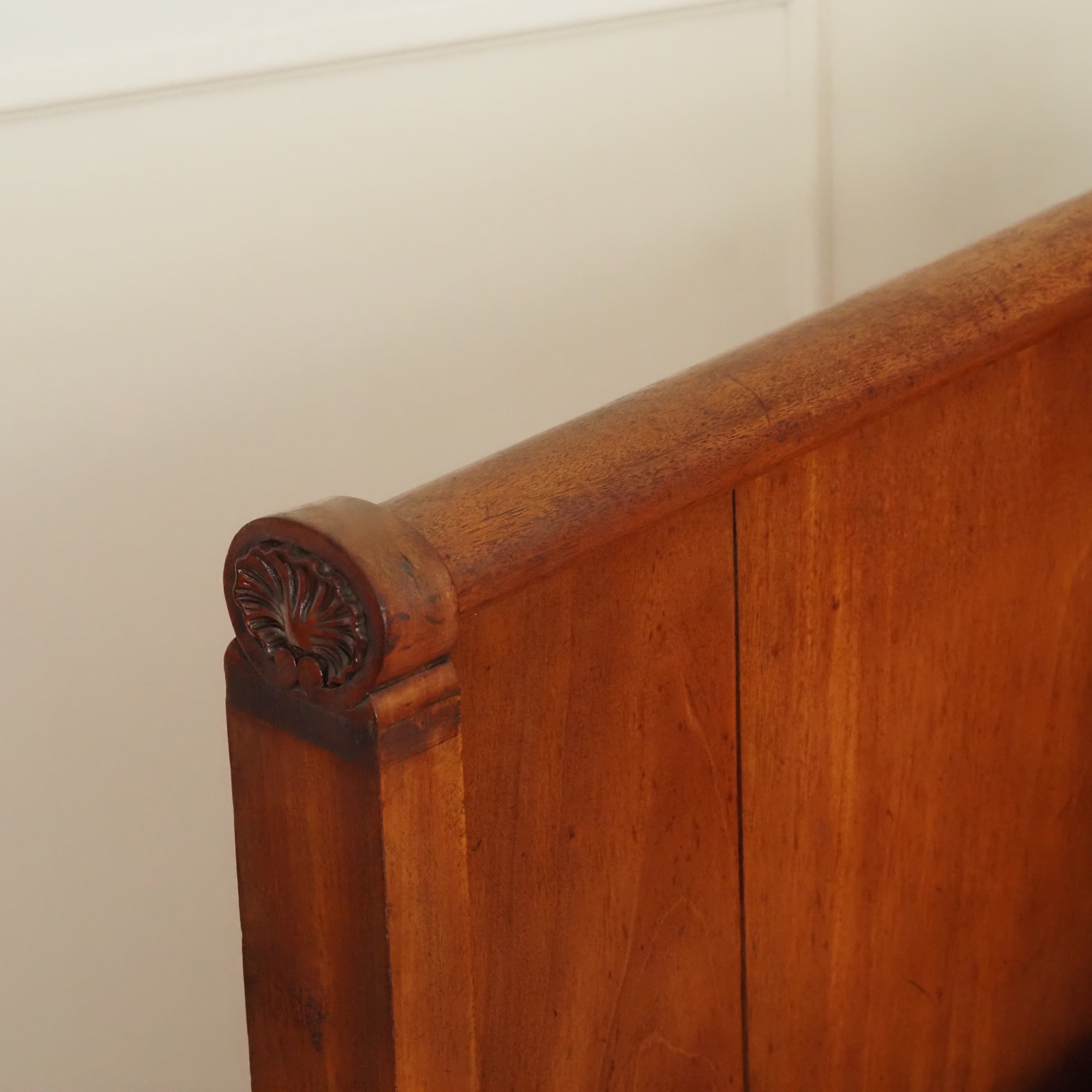 Biedermeier Sofa Mahagoni antik um 1840