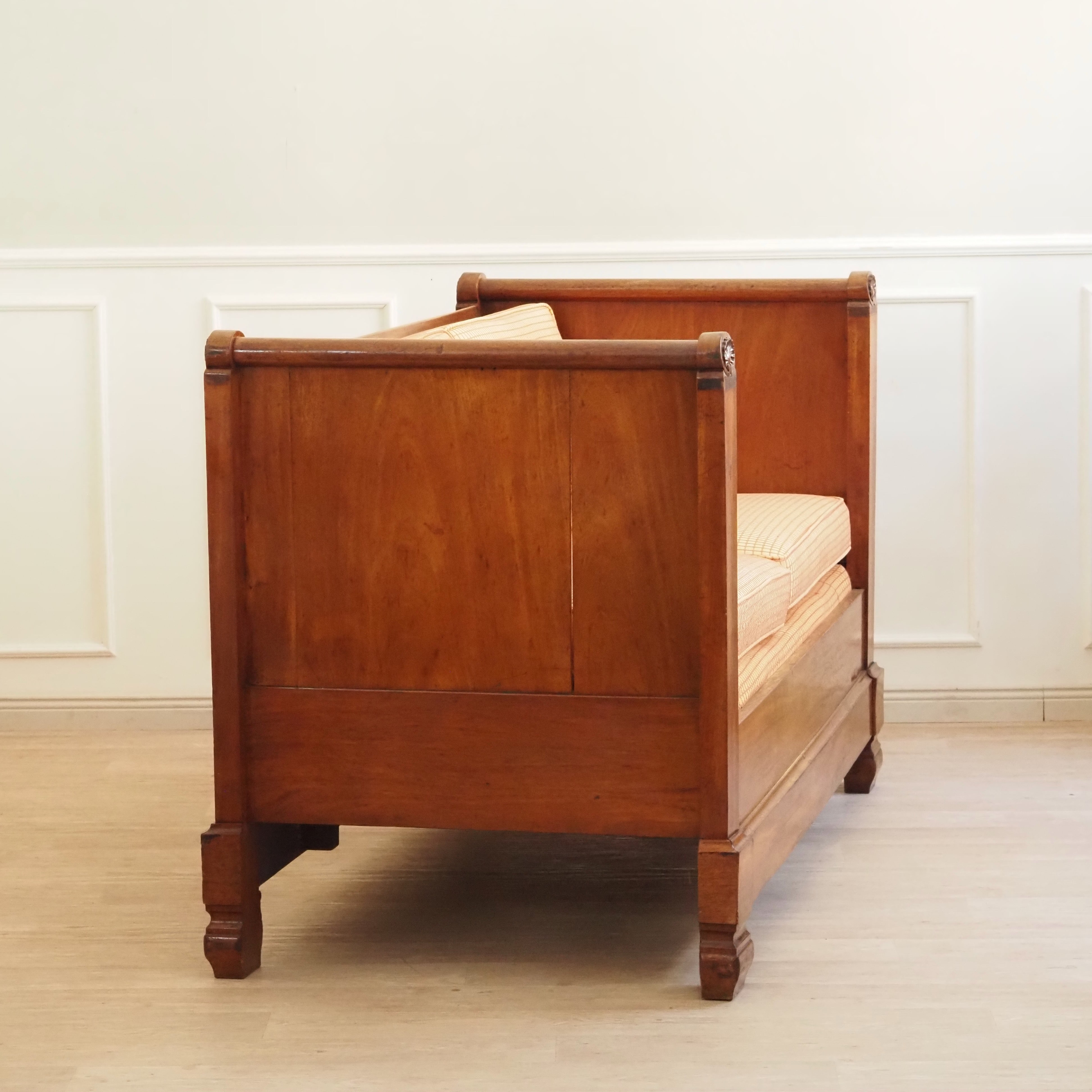 Biedermeier Sofa Mahagoni antik um 1840