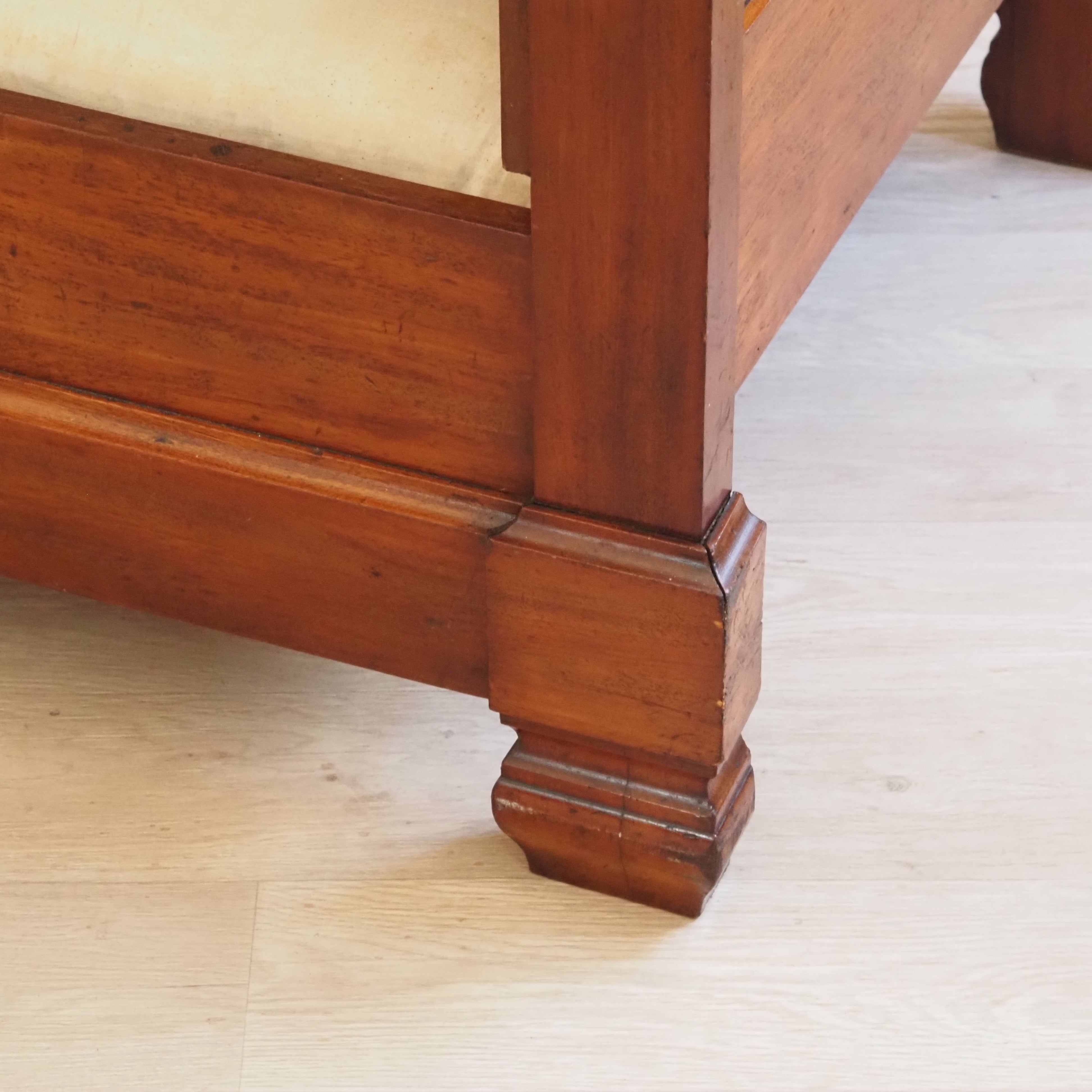 Biedermeier Sofa Mahagoni antik um 1840