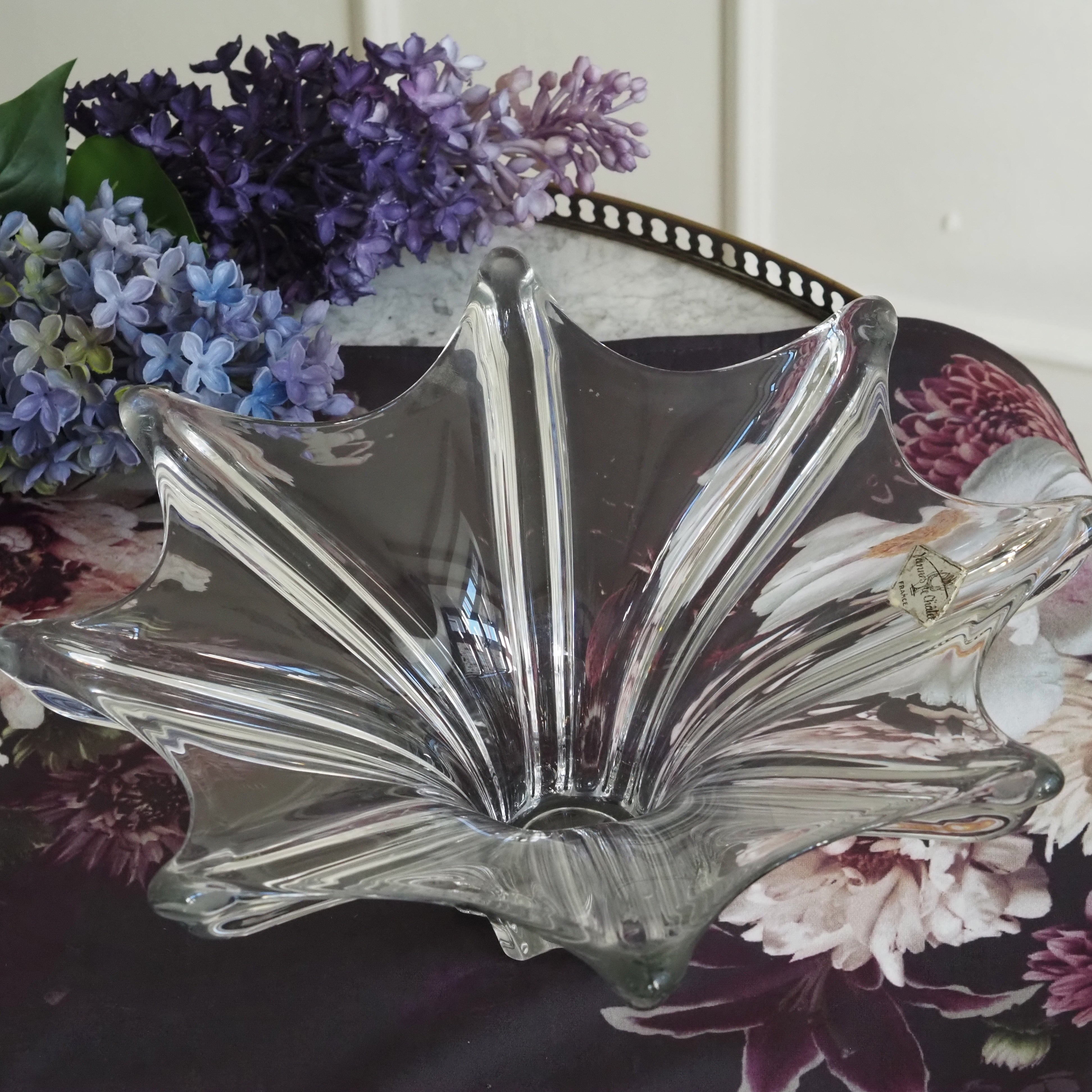 Glasschale · Murano-Stil · organische Form · Obst- oder Dekoschale
