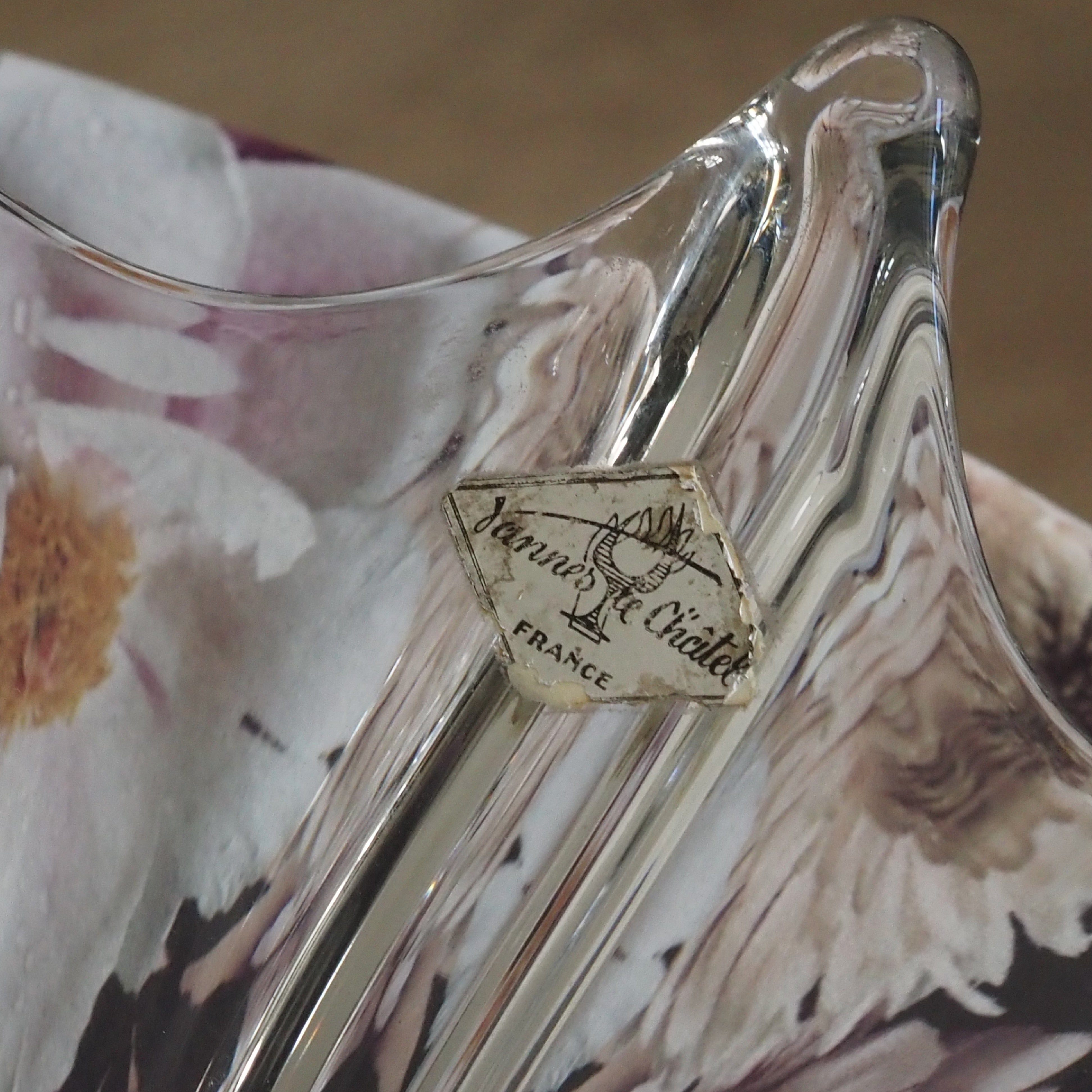 Glasschale · Murano-Stil · organische Form · Obst- oder Dekoschale