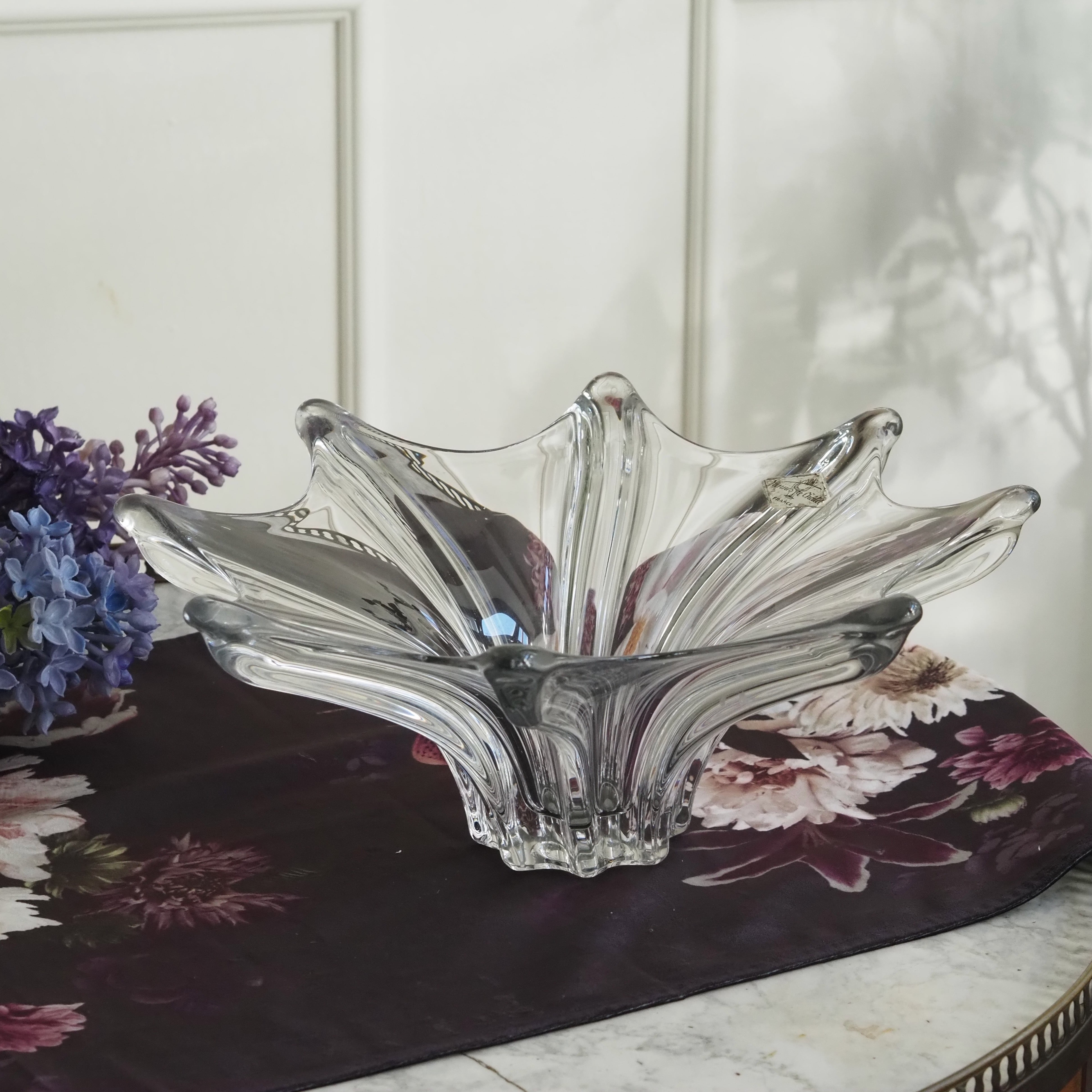 Glasschale · Murano-Stil · organische Form · Obst- oder Dekoschale