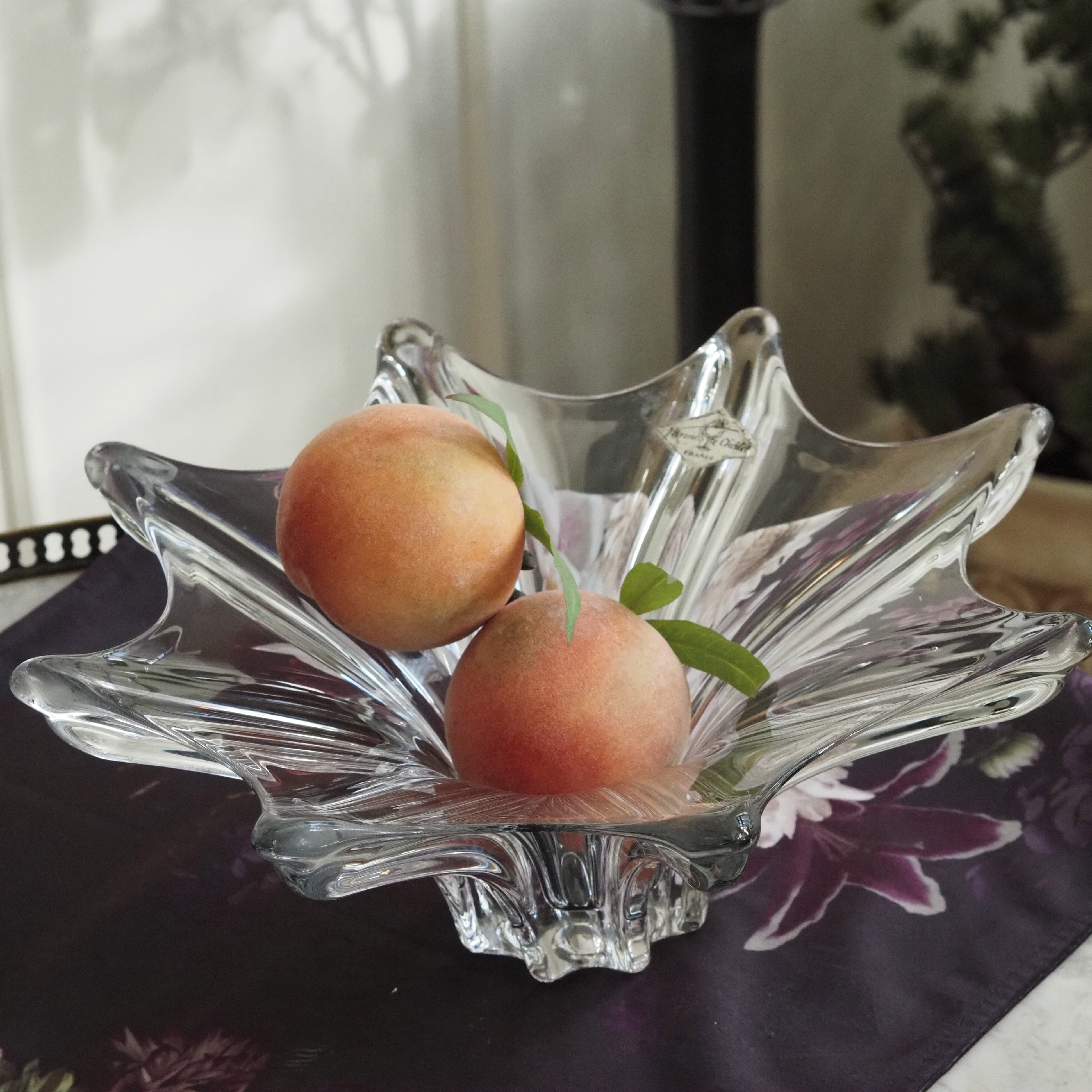 Glasschale · Murano-Stil · organische Form · Obst- oder Dekoschale