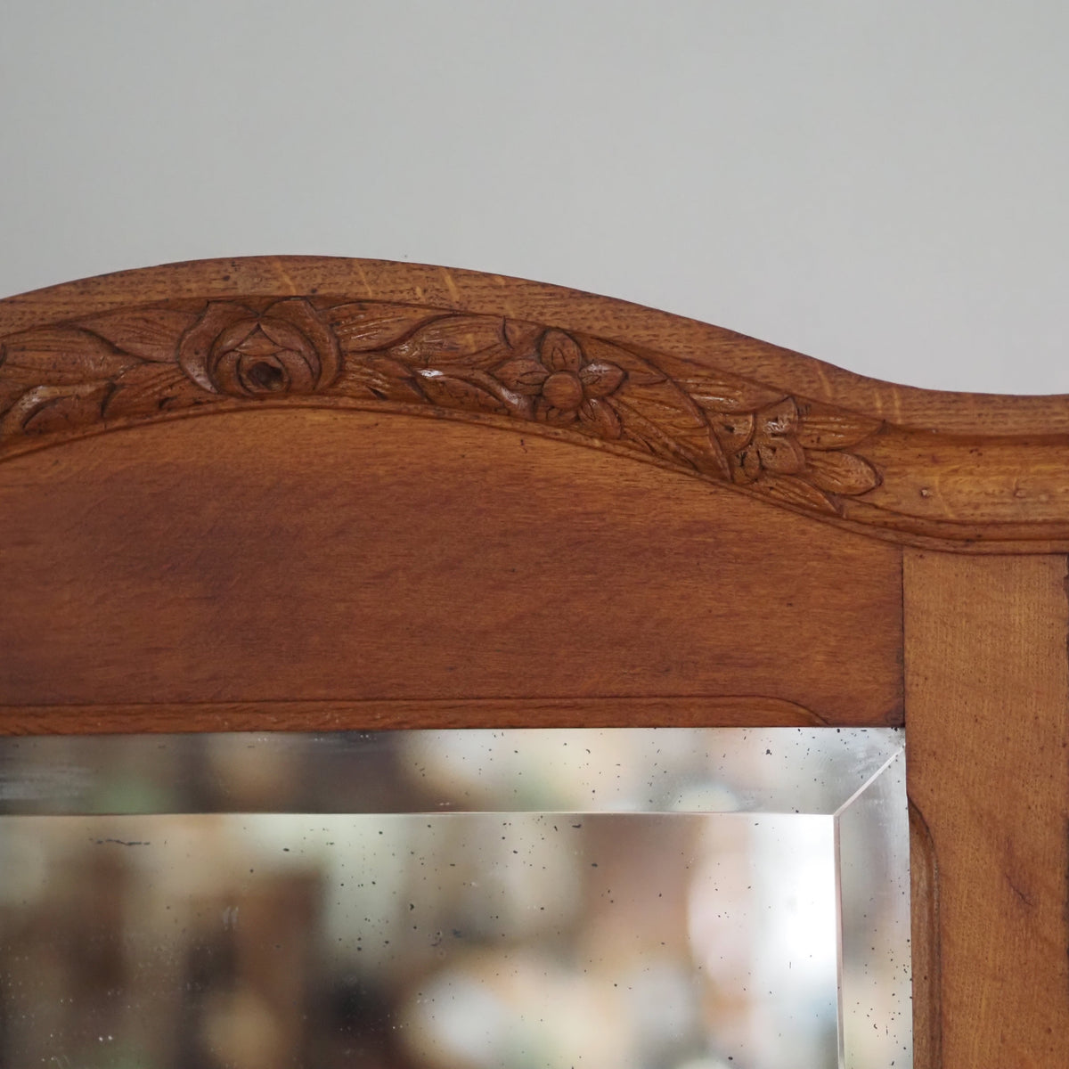 Art Deco Waschkommode mit Marmorplatte und Spiegelaufsatz um 1925