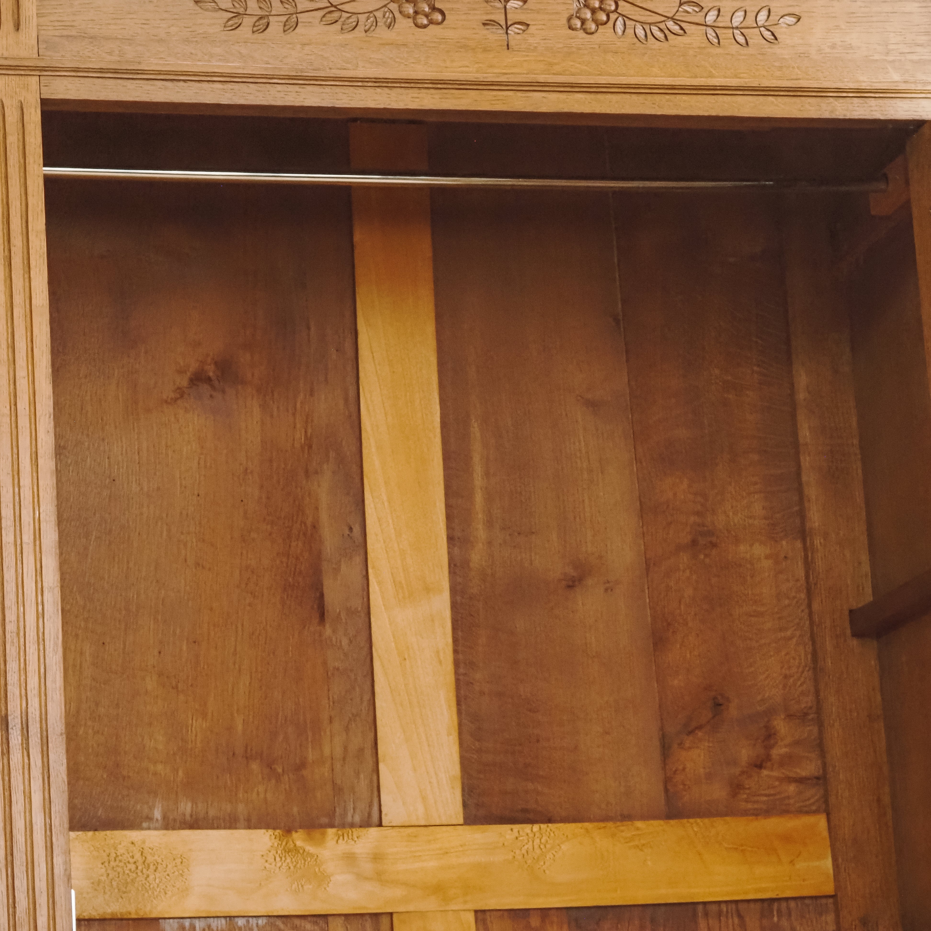 Antiker Spiegelschrank Eiche Louis XVI um 1900