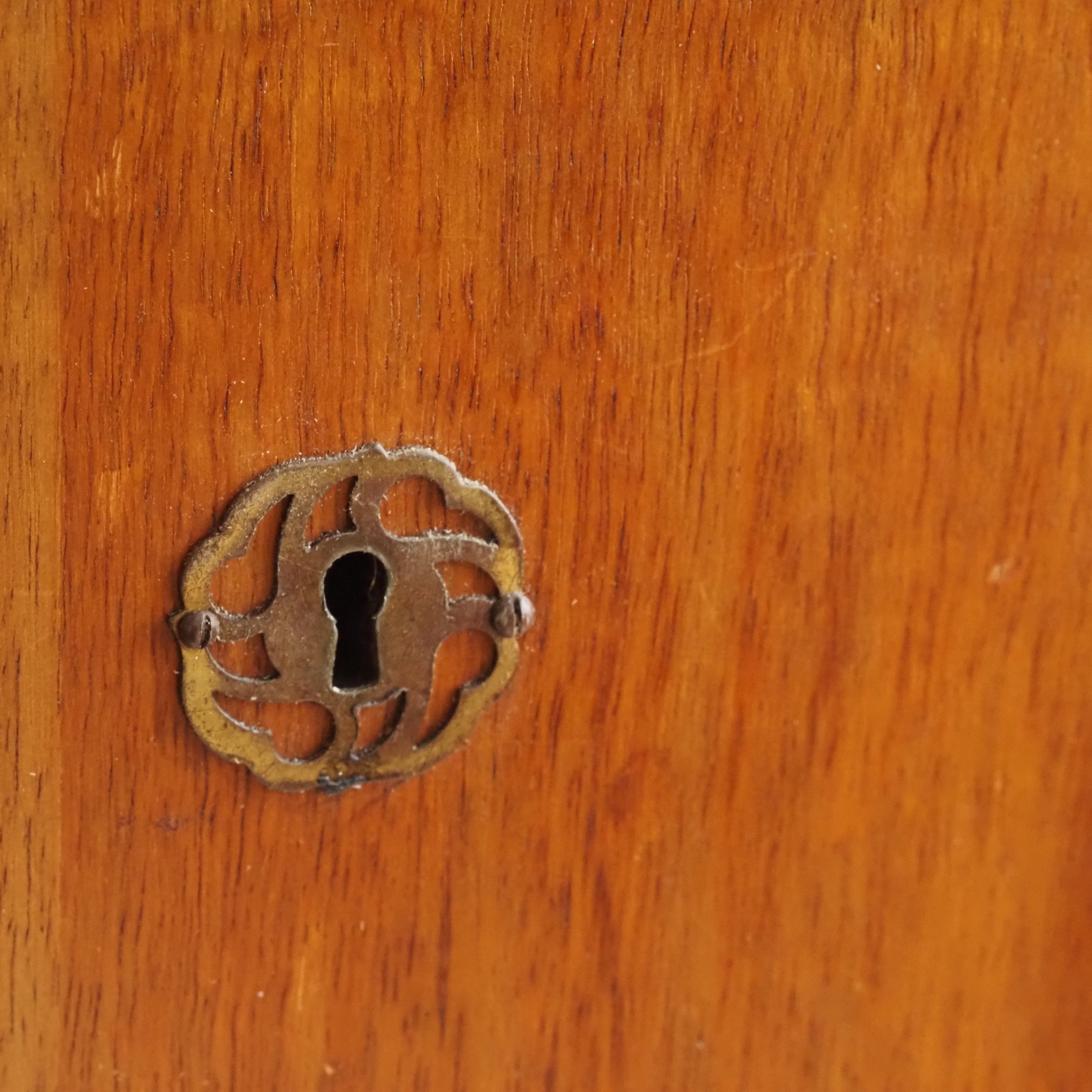 Midcentury Kleiderschrank aus Limbaholz um 1960